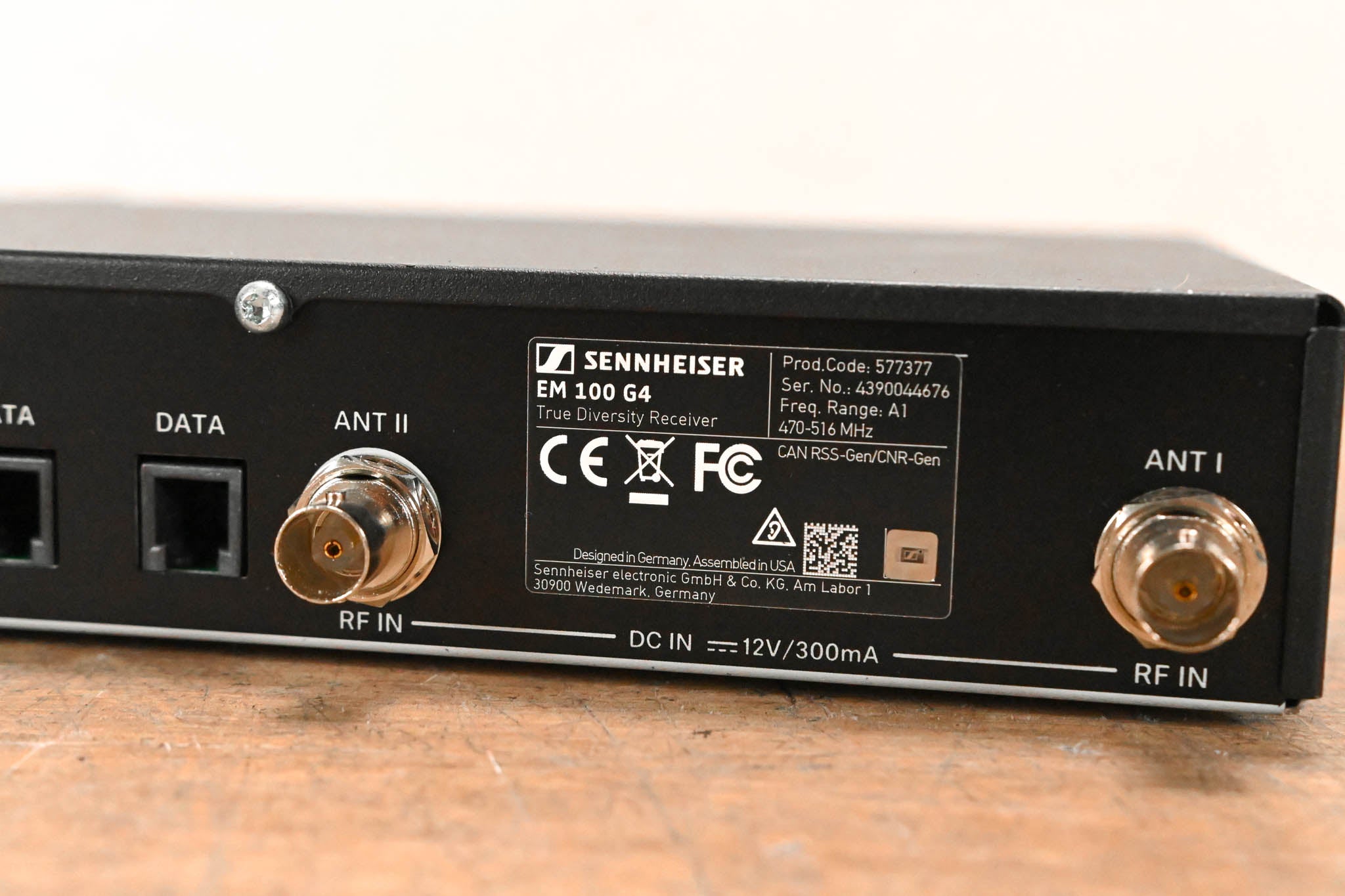 Sennheiser ew 100 G4 Belt Pack Wireless System - 470-516 MHz (NO PSU)