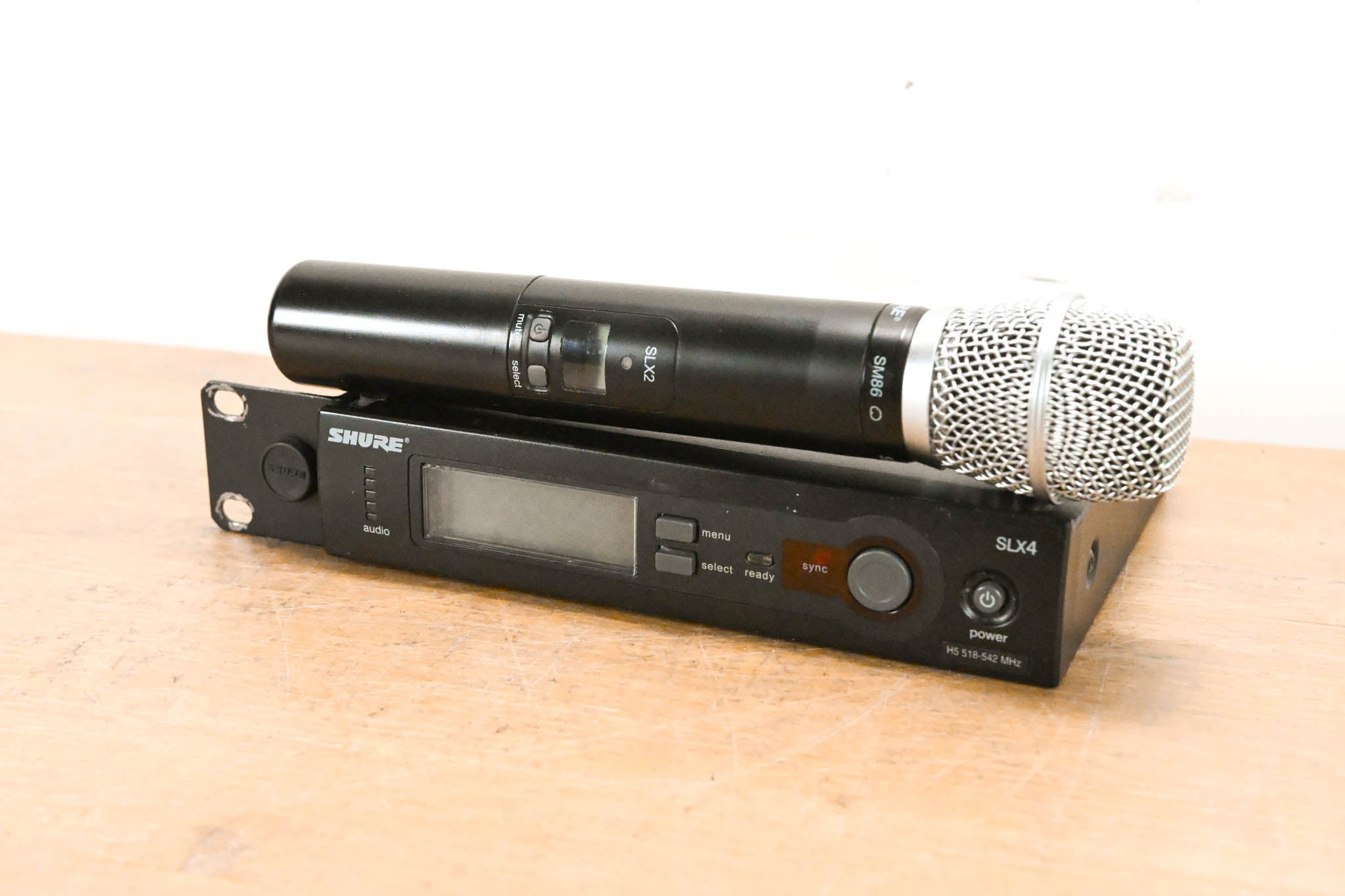 Shure SLX24/SM86 Wireless Handheld Mic System 518-542 MHz (NO PSU)