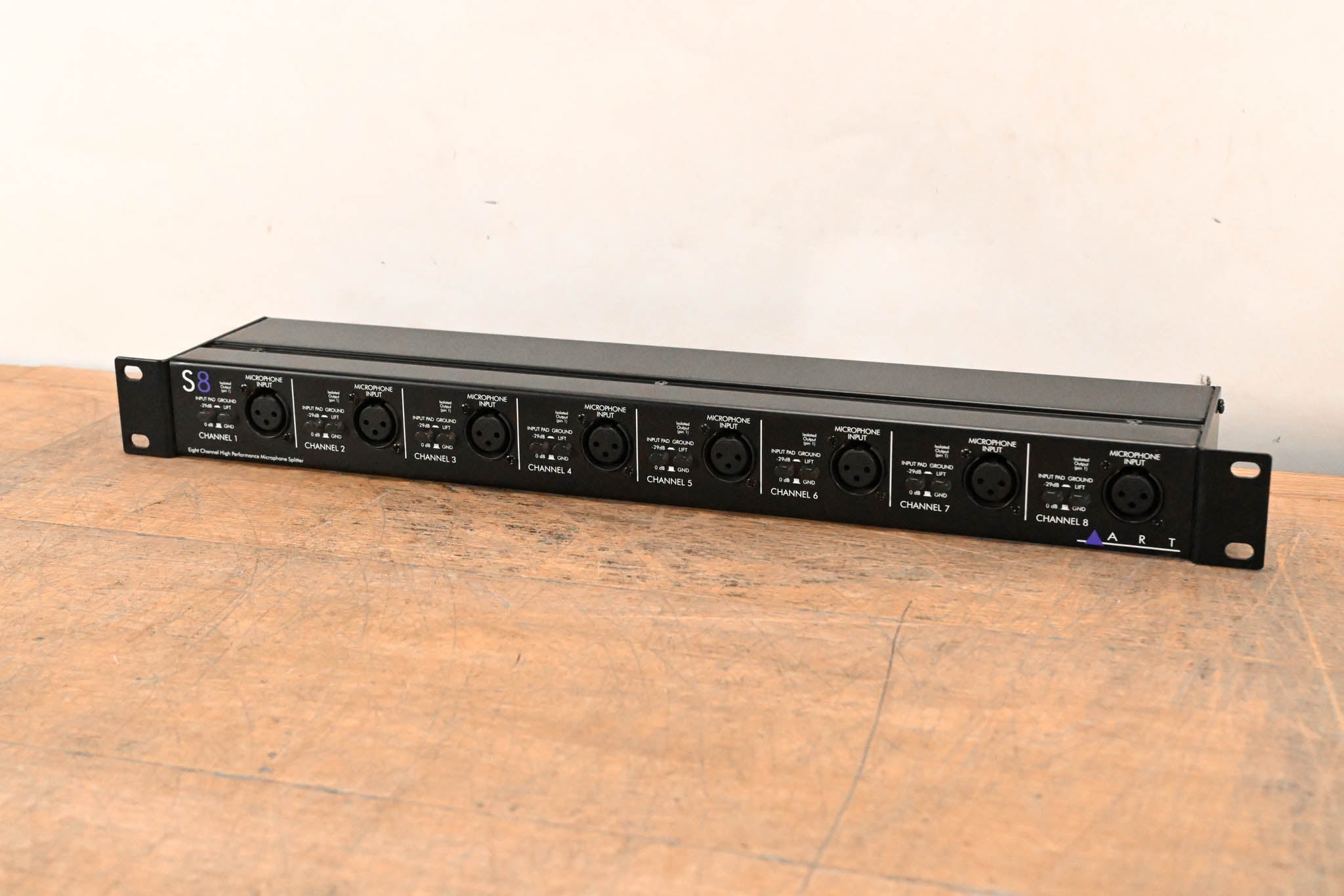 ART S8 8-Channel Microphone Splitter