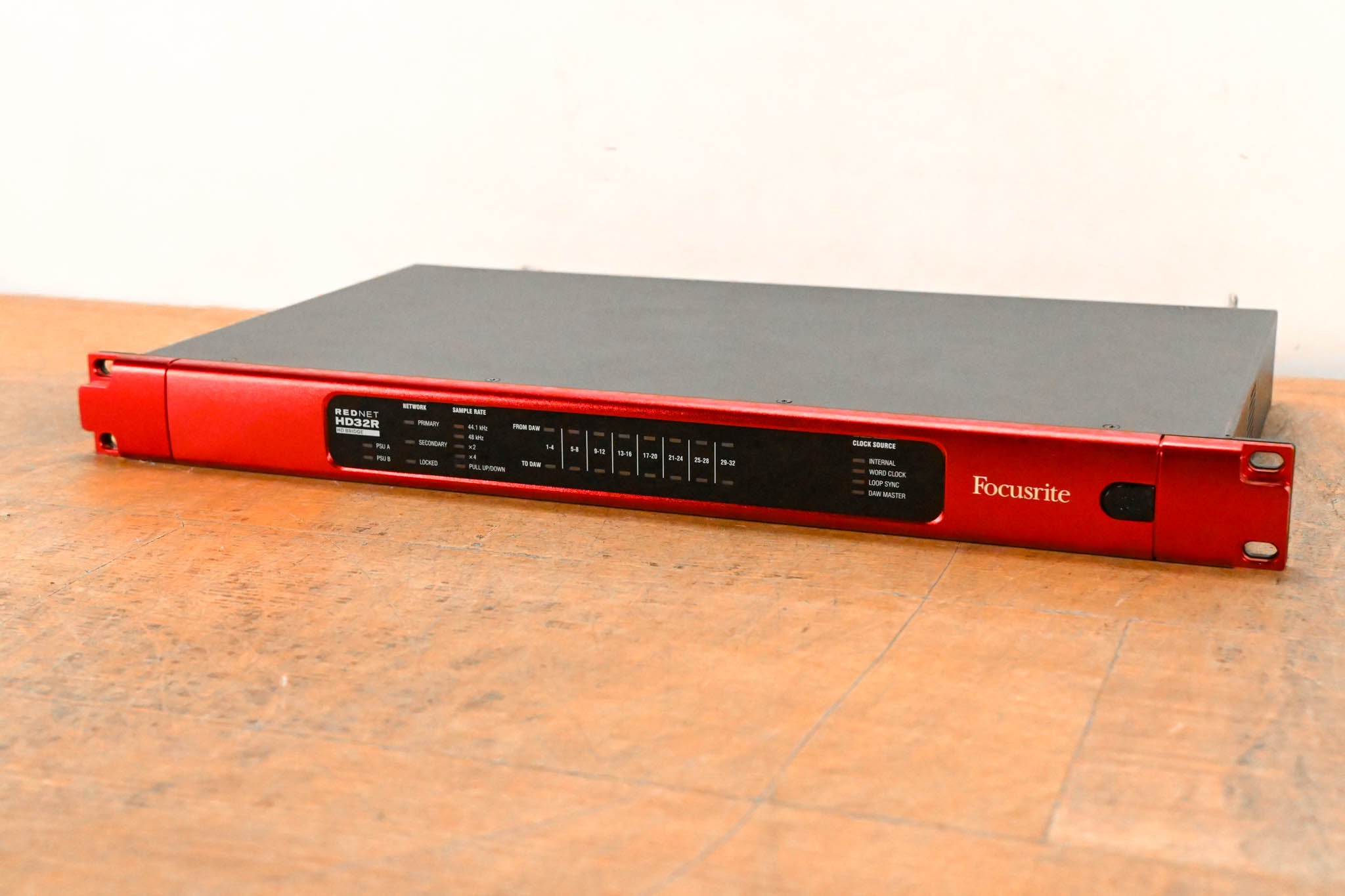 Focusrite RedNet HD32R 32 x 32 Dante Network Digital I/O HD Bridge