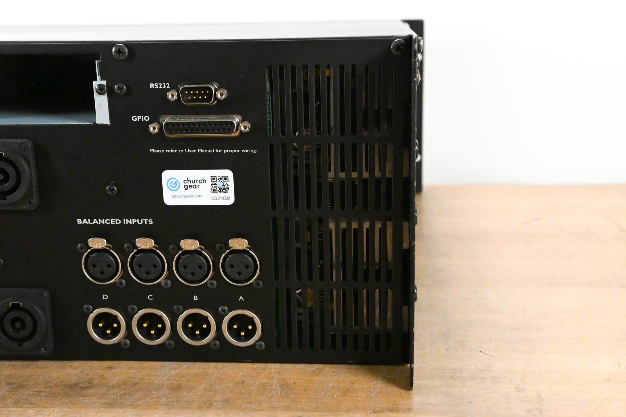 NEXO NXAMP4x4 4-Channel Power Amplifier and Loudspeaker Controller