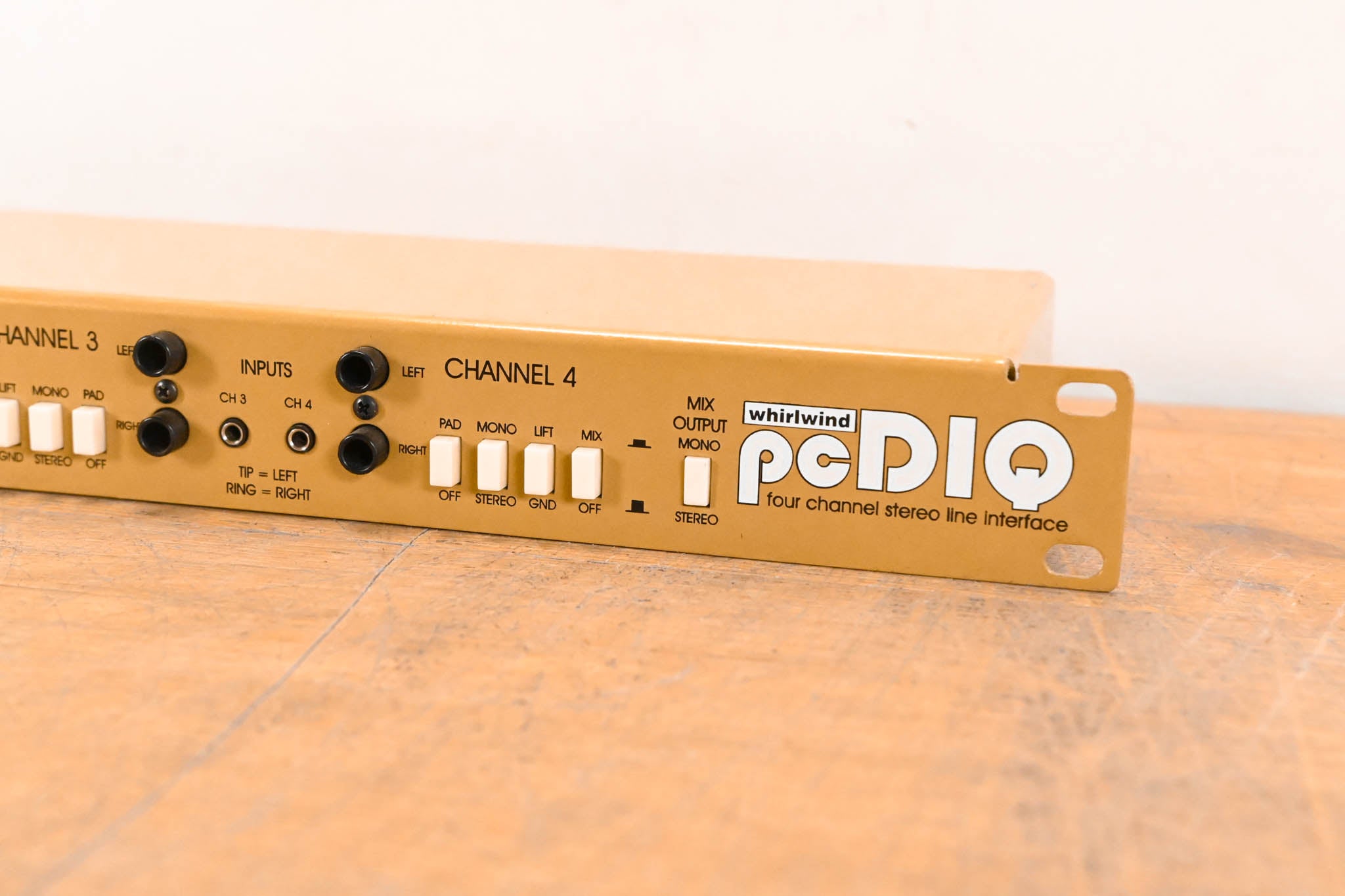 Whirlwind pcDIQ 4-Channel Rackmount DI