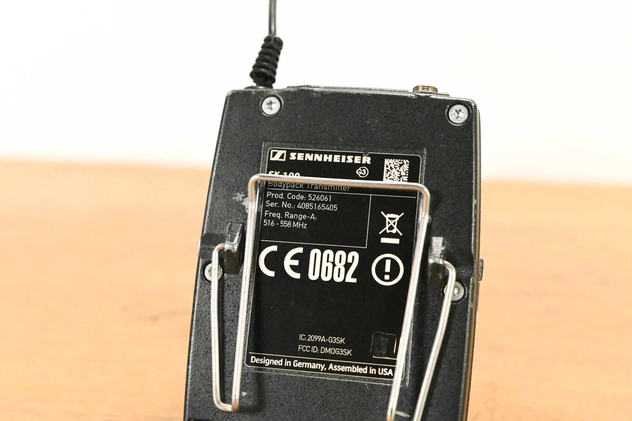 Sennheiser ew 100 G3 Bodypack Wireless System - A Range NO POWER SUPPLY