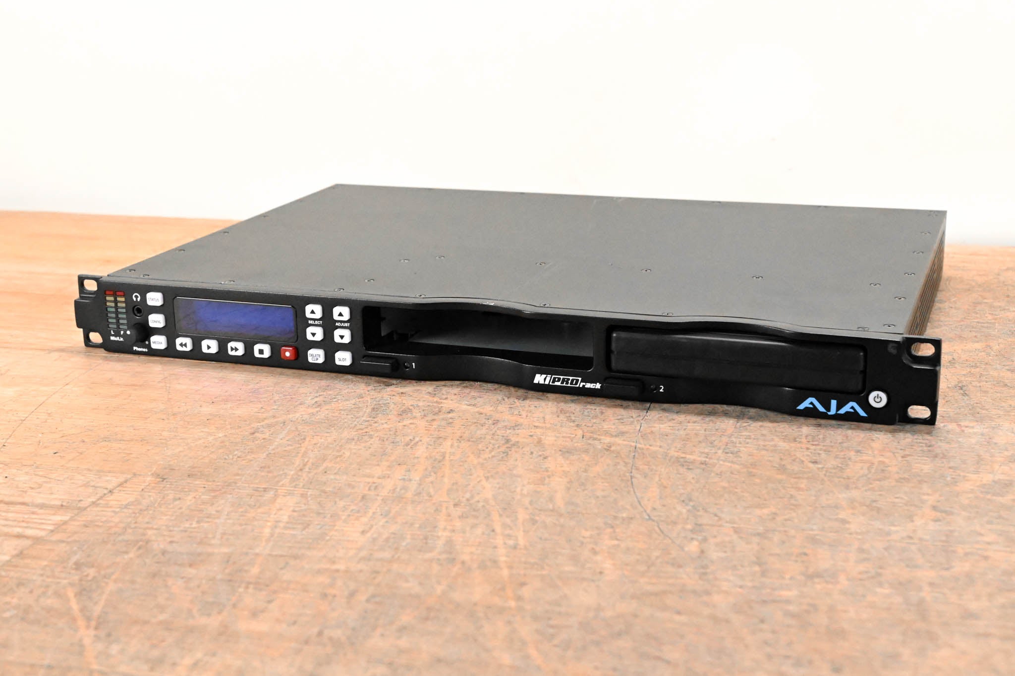 AJA Ki Pro Rack Video Recorder and Player with one 256GB KiStor Module