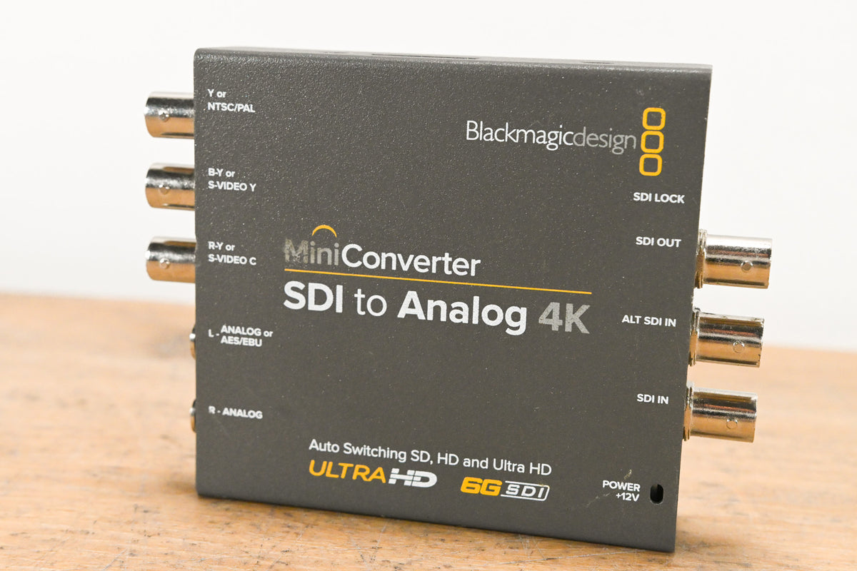 Blackmagic Design Mini Converter SDI to Analog 4K (NO POWER SUPPLY)