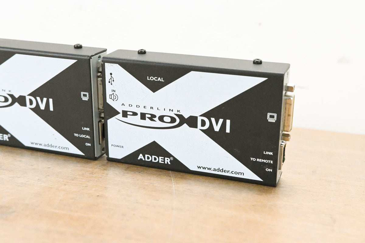Adder AdderLink X-DVIPRO Single Link DVI/USB Extender (NO POWER SUPPLY)