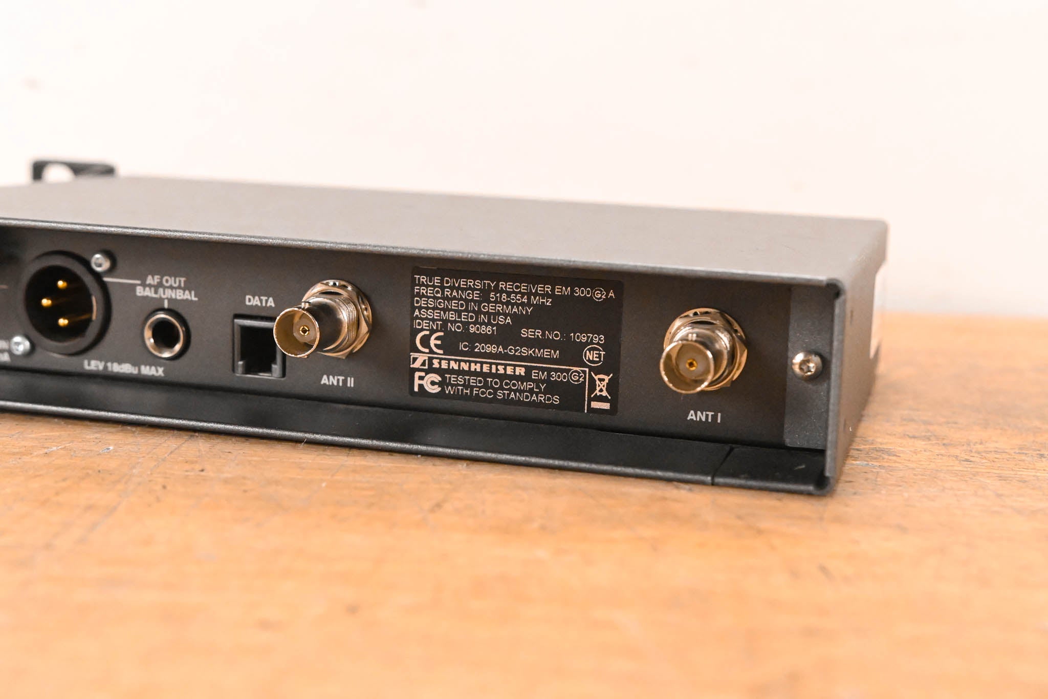Sennheiser EM 300 G2 Wireless Receiver - 518-554 MHz (NO POWER SUPPLY)