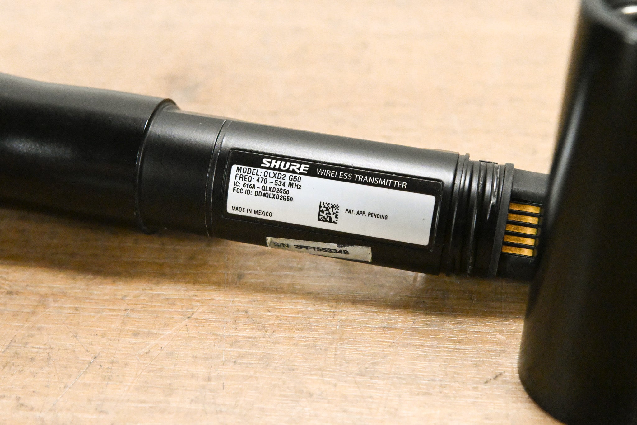 Shure QLXD24/KSM9HS Digital Handheld Wireless System - G50 Band (NO PSU)
