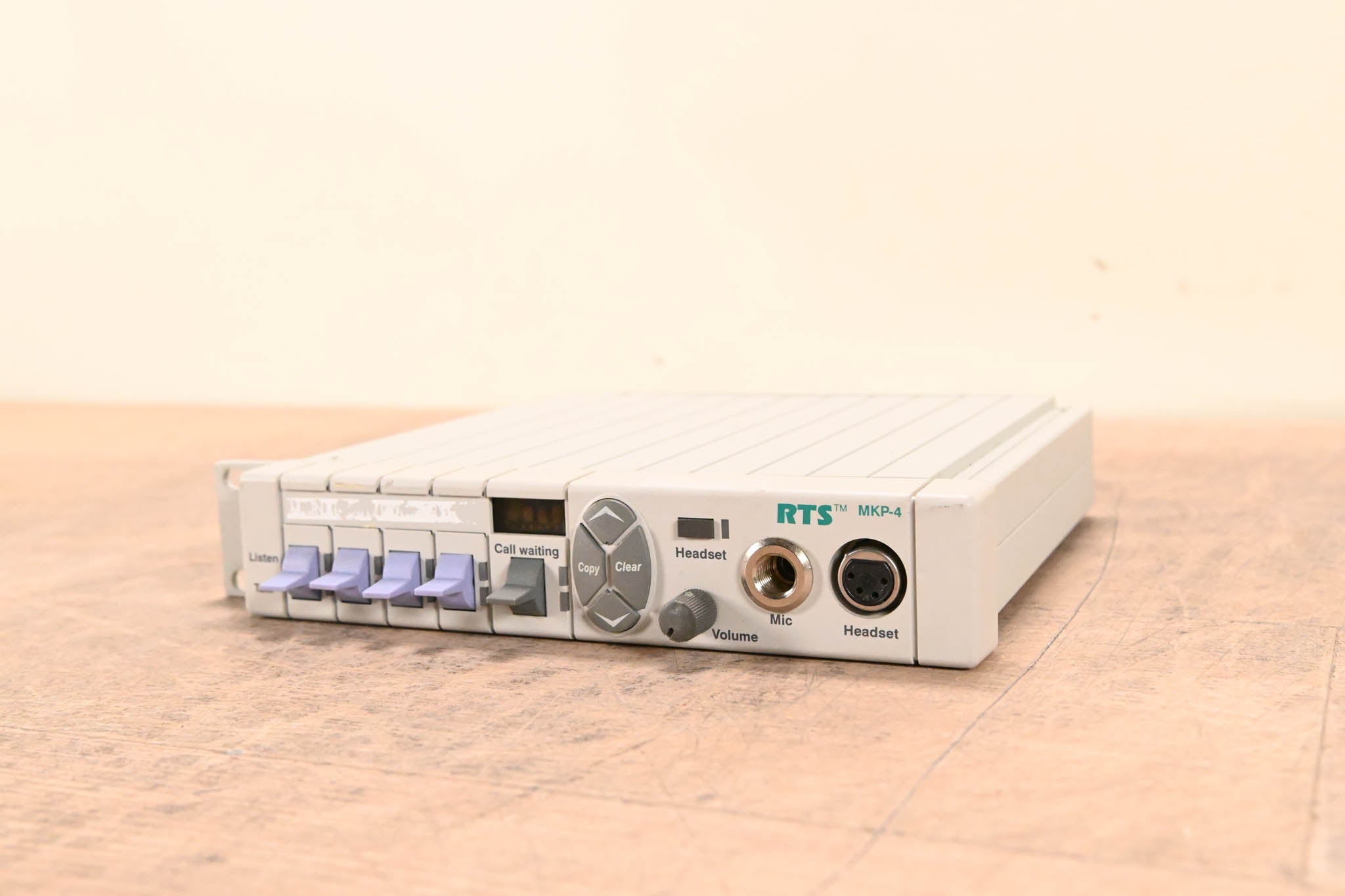 RTS MKP-4 4-Position Rackmount/Desktop Keypanel - 4 pin