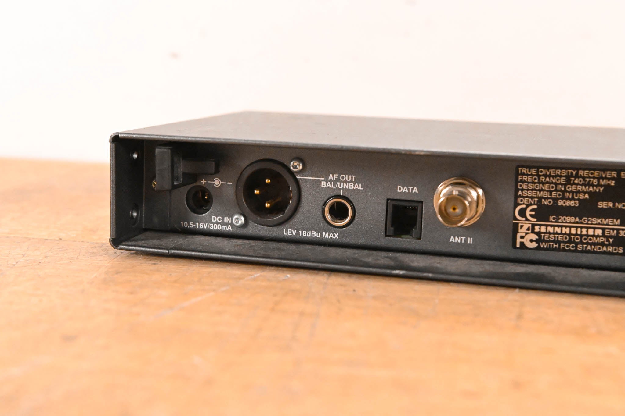 Sennheiser EM 300 G2 Wireless Receiver - 740-776 MHz (NO POWER SUPPLY)