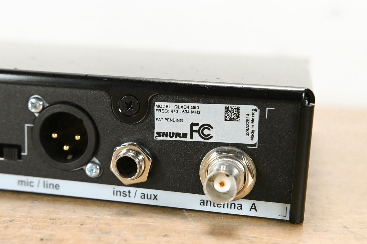 Shure QLXD24/KSM9HS Digital Handheld Wireless System - G50 Band (NO PSU)