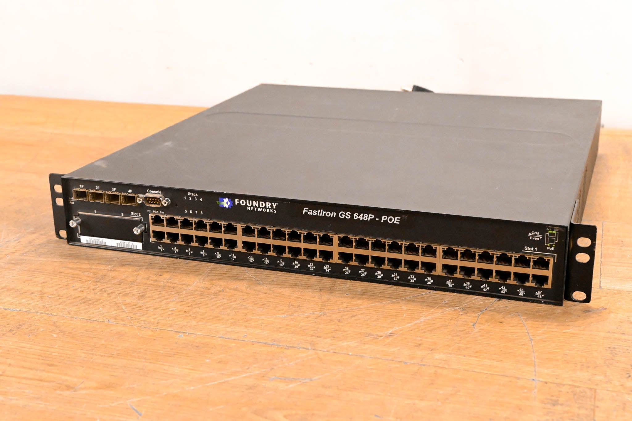 Foundry Networks FastIron FGS648P 48P 1GbE PoE Switch
