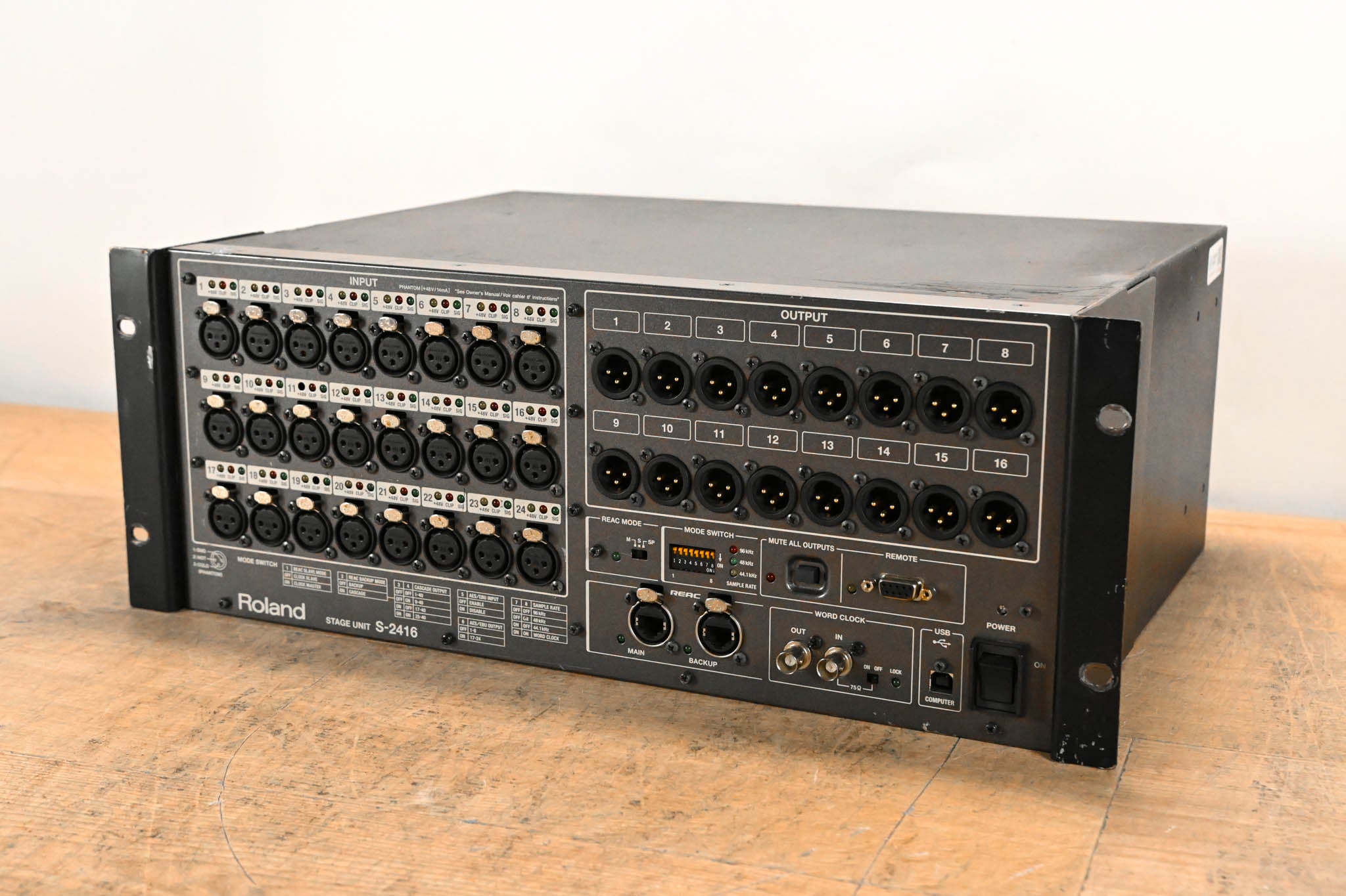 Roland S-2416 24x16 Digital Snake Stage Unit