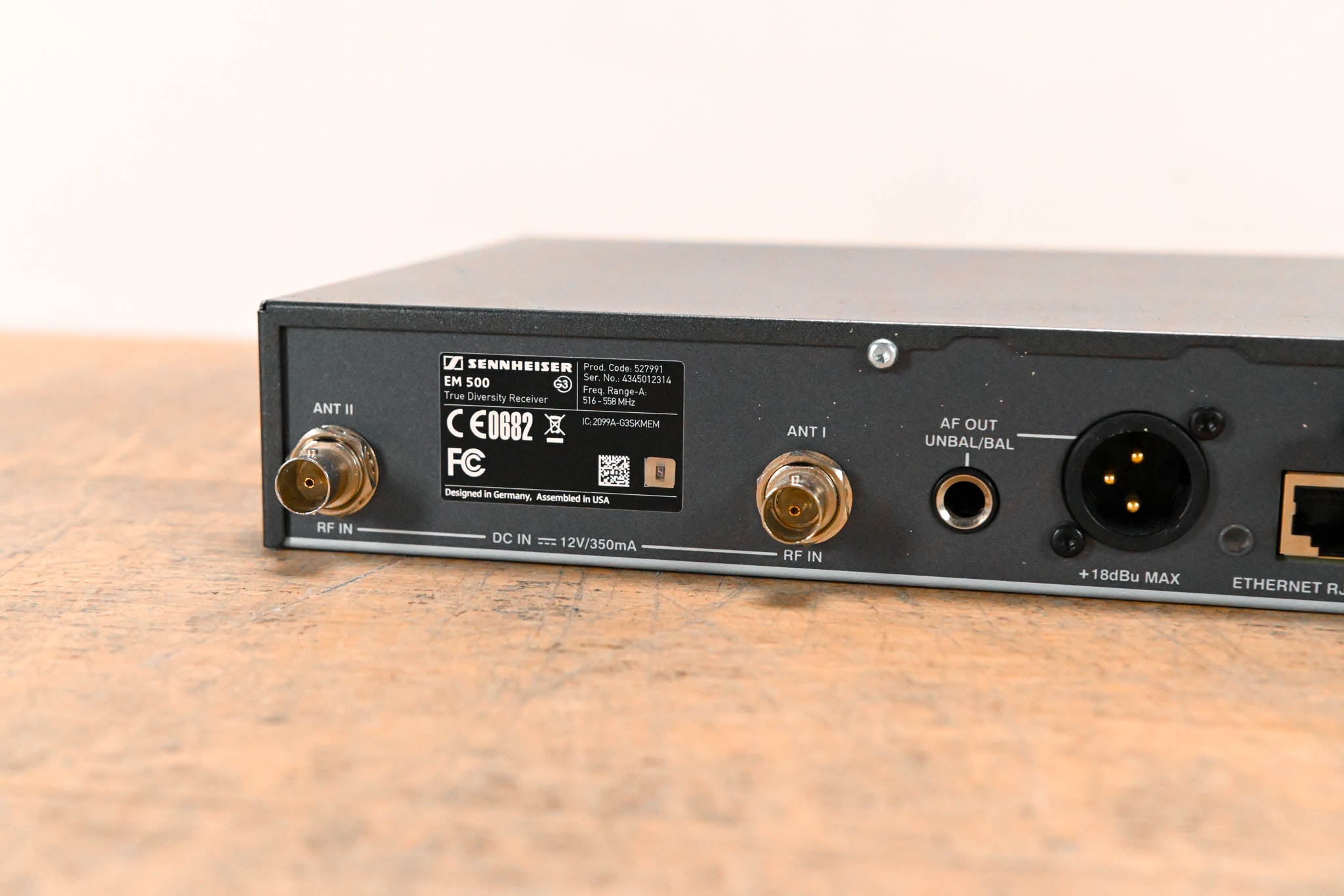 Sennheiser EM 500 G3 Wireless Receiver - 516-558 MHz (NO POWER SUPPLY)