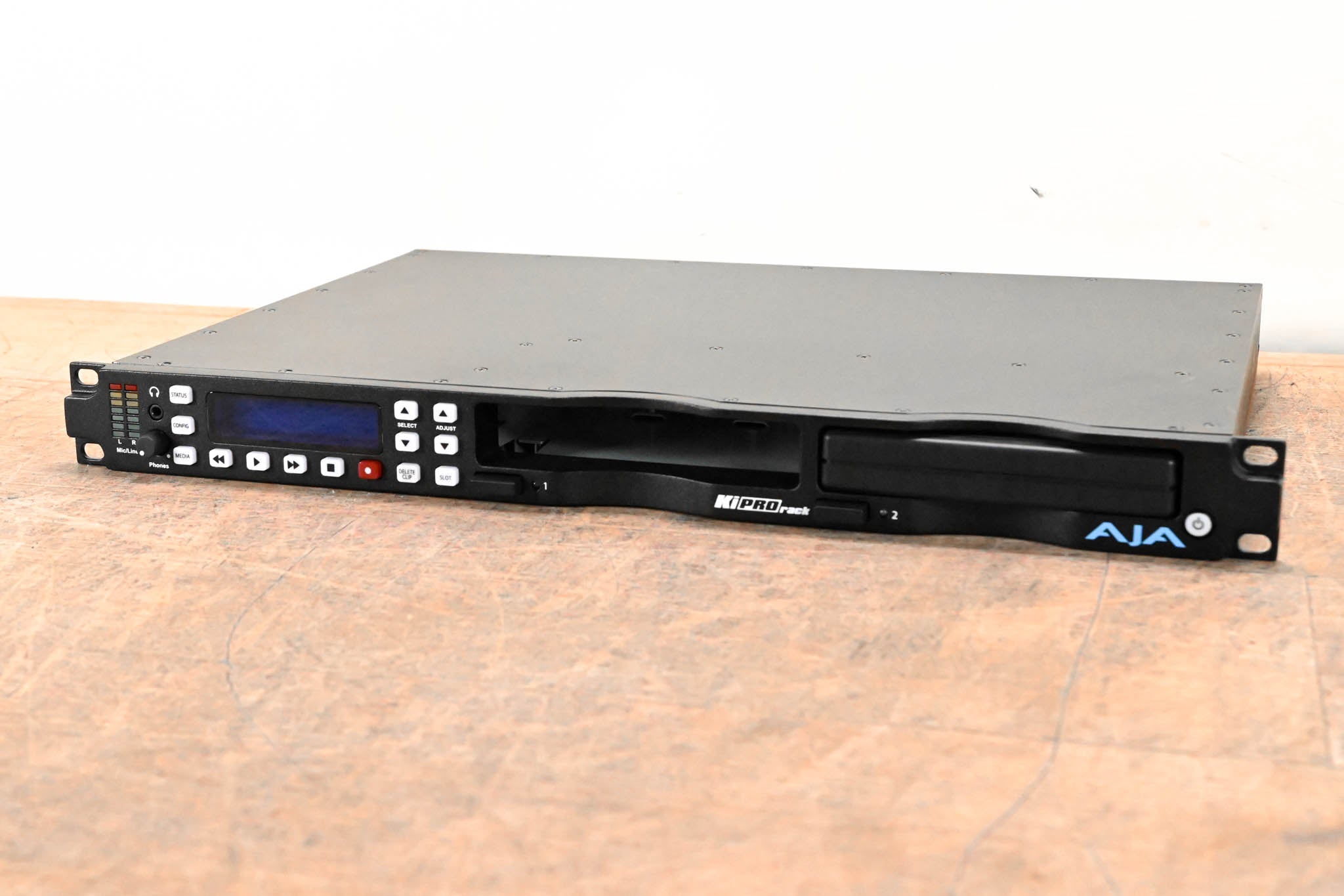 AJA Ki Pro Rack Video Recorder and Player with one 256GB KiStor Module