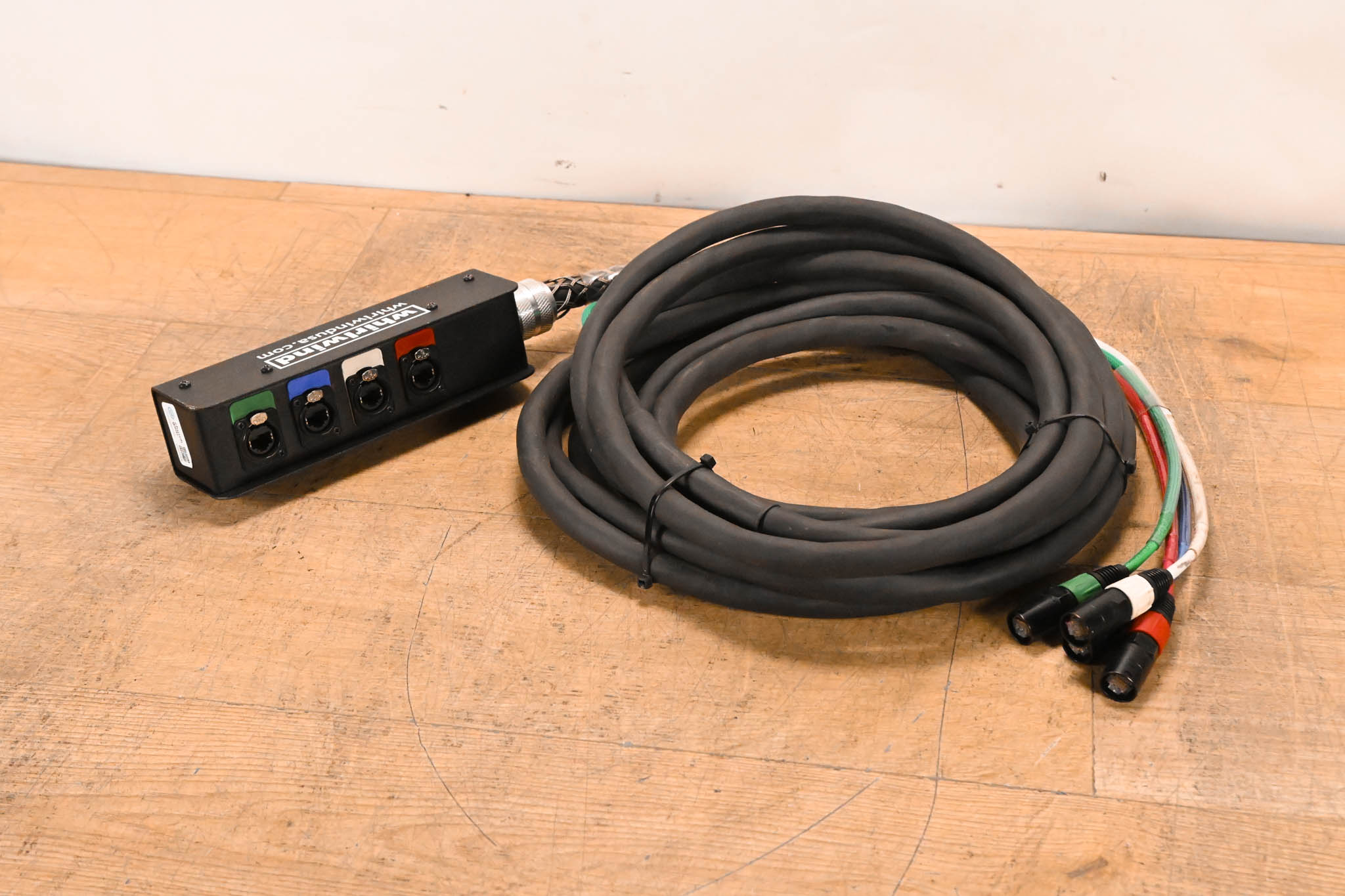 Whirlwind MD-0-4-C5E-025 4-Channel CAT5E Snake - 25ft