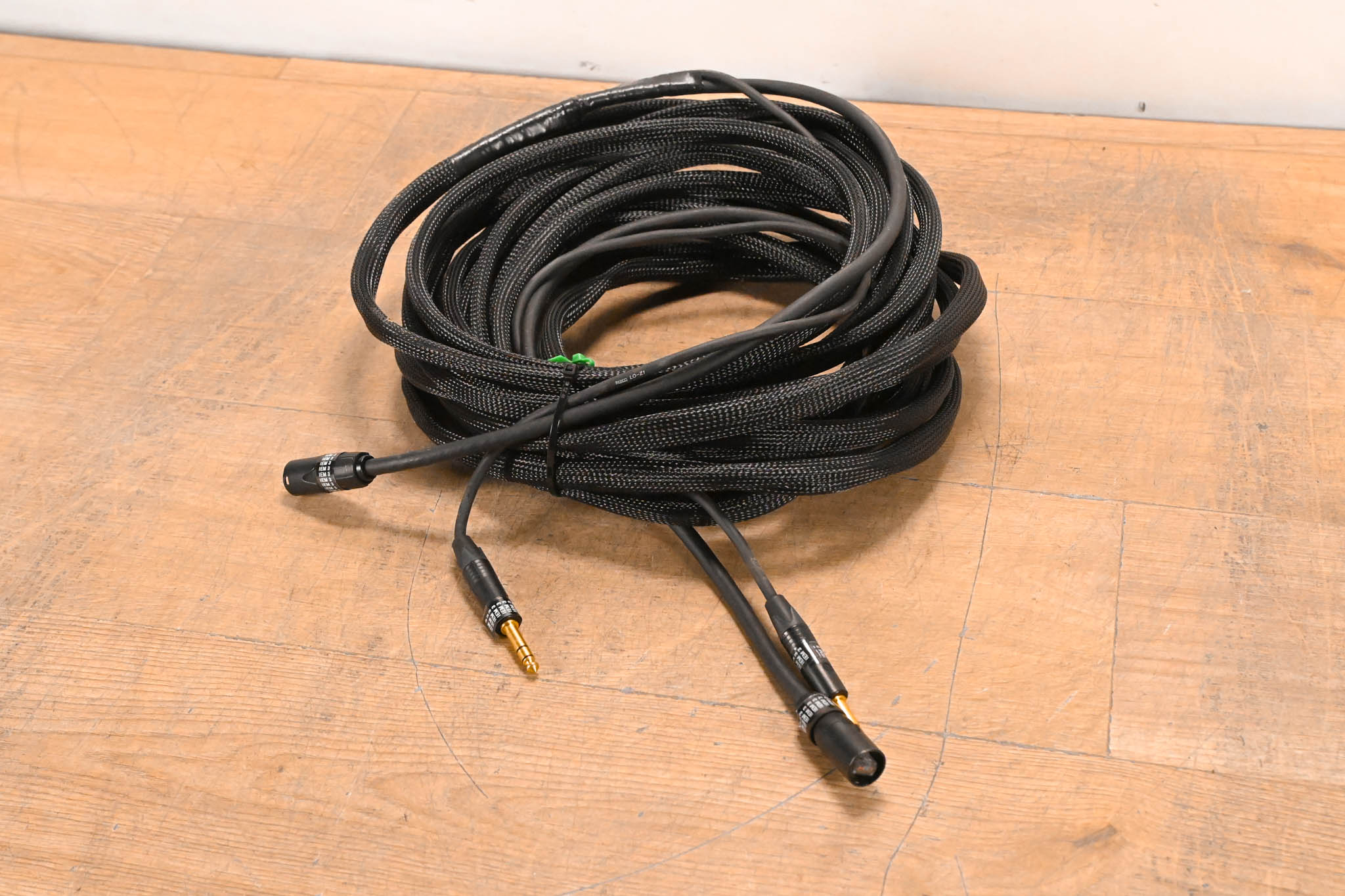 Unbranded 1/4" TRS and EtherCON RJ45 Loom - 40'