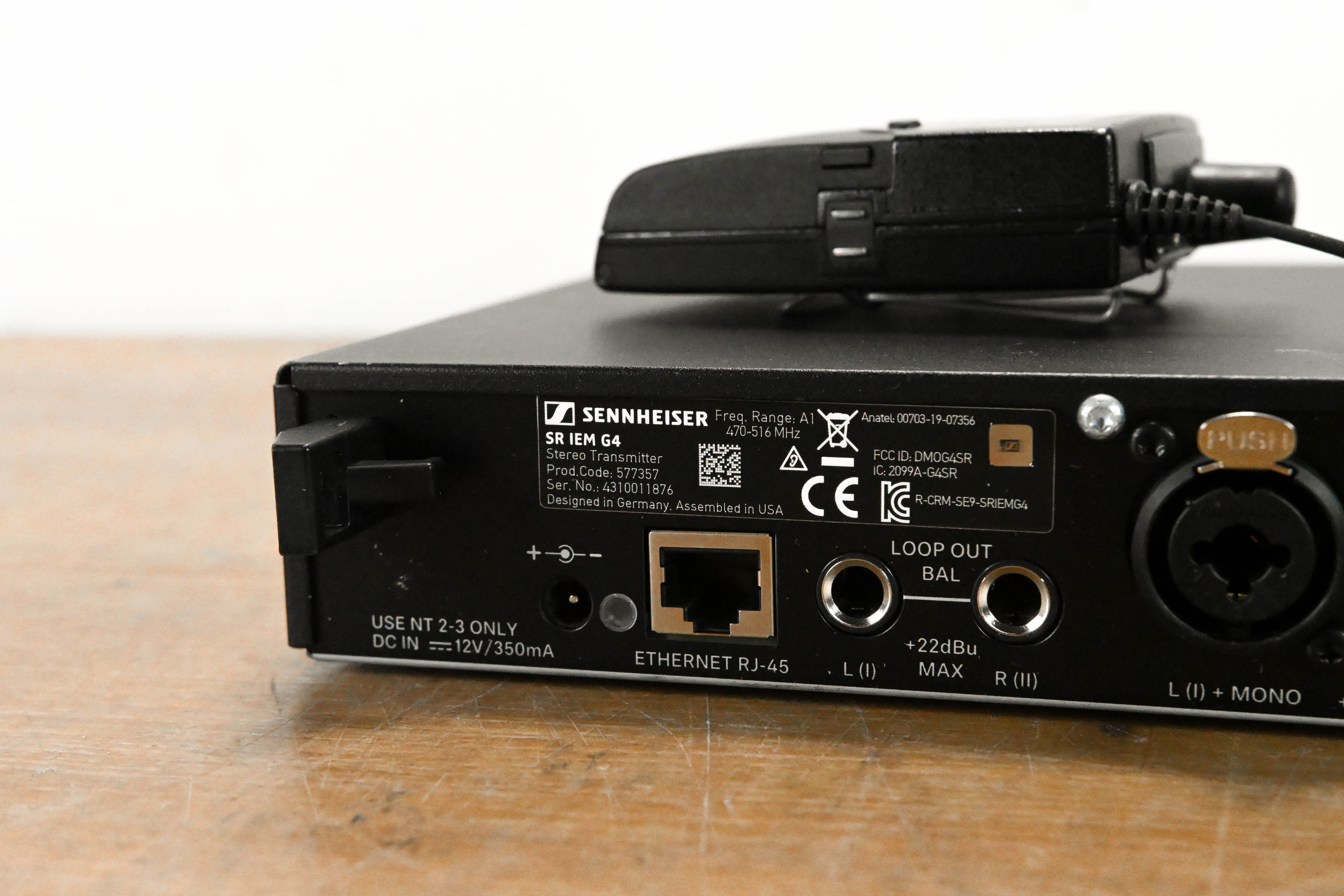 Sennheiser ew IEM G4 Wireless IEM System 470-516 MHz (NO POWER SUPPLY)