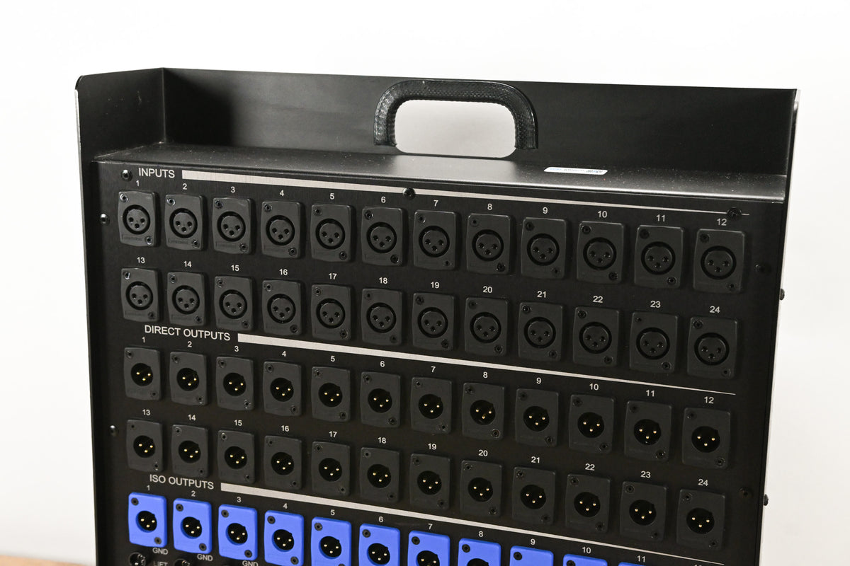 Whirlwind SB Series SB24T11G 24-Channel Passive Mic Splitter