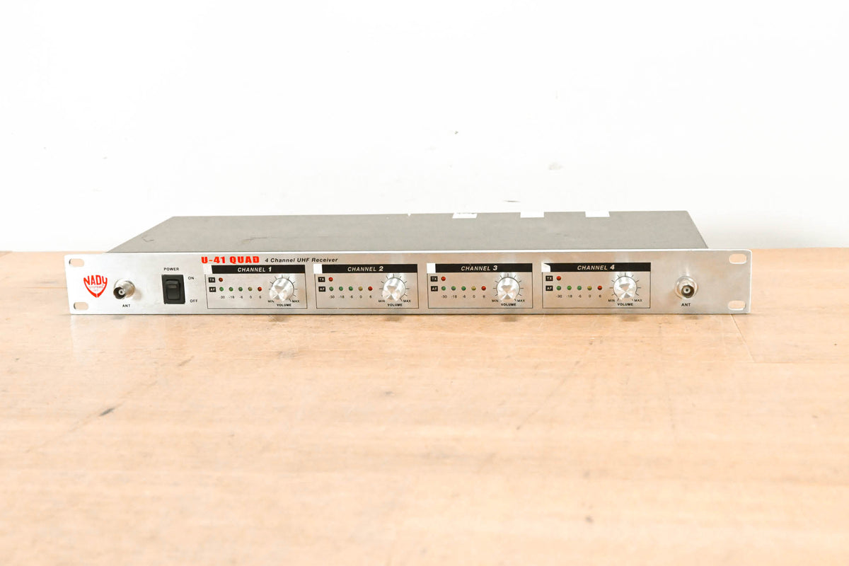 Nady U-41 Quad 4-Channel UHF Receiver (NO POWER SUPPLY)