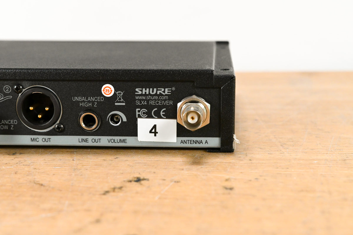 Shure SLX14 Bodypack Wireless System - J3 Band (NO POWER SUPPLY)