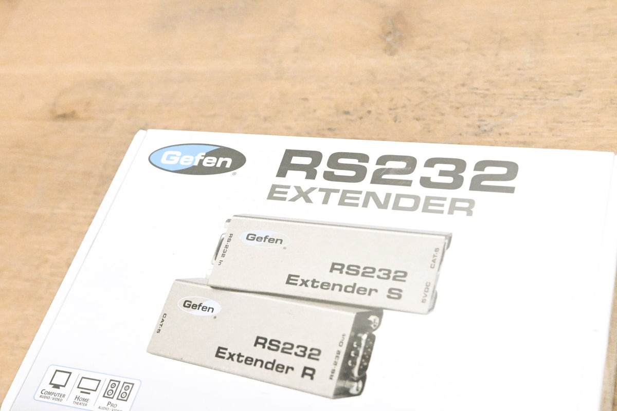 Gefen EXT-RS232 RS232 Serial Extender Sender with Receiver