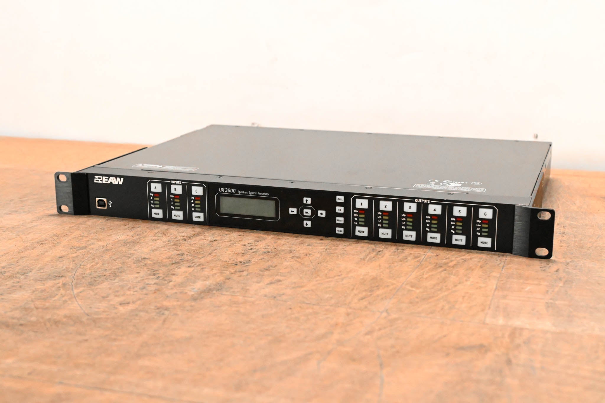 EAW UX3600 3x6 Digital Signal Processor