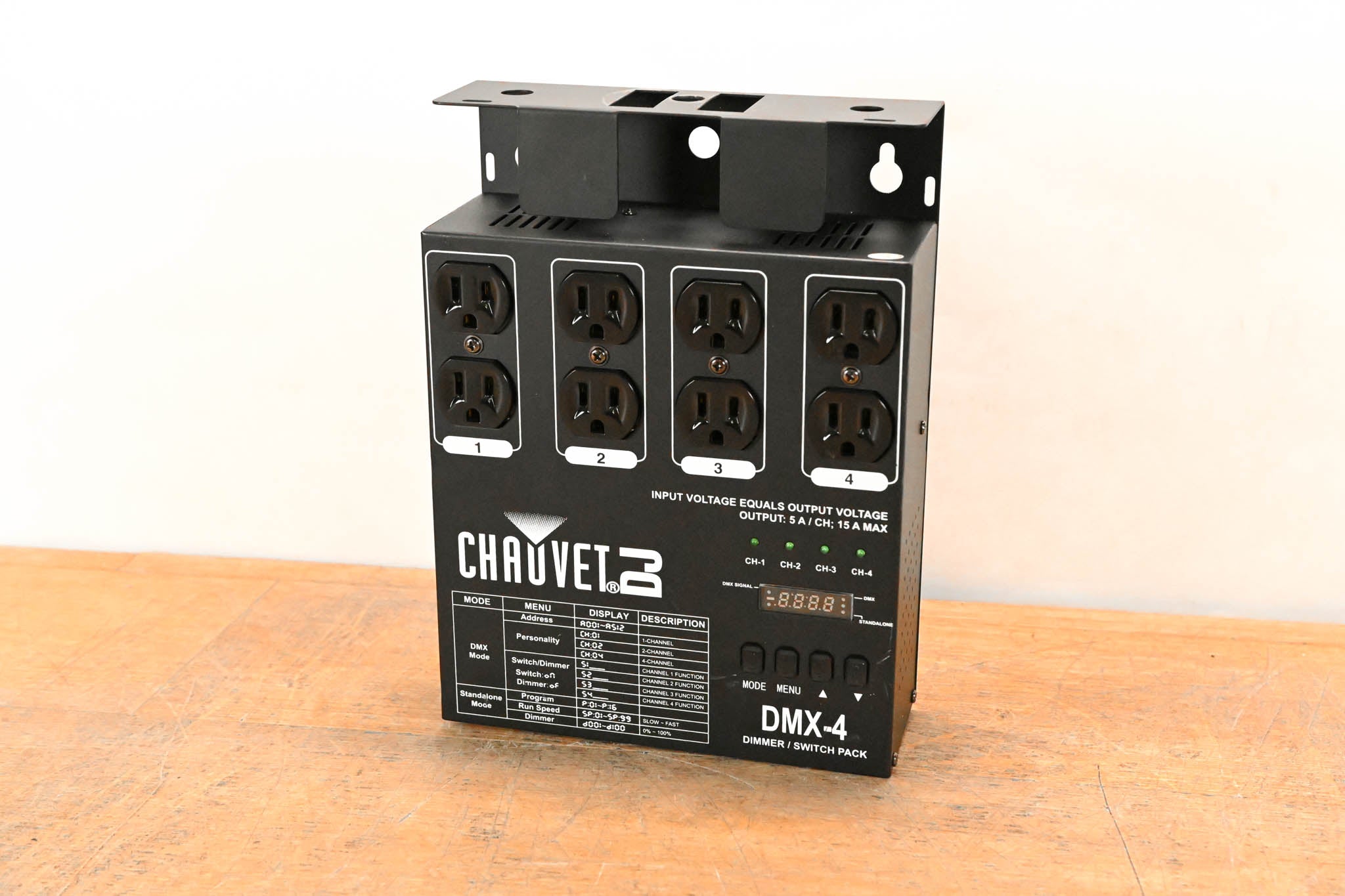 Chauvet DMX-4 4-Channel DMX Dimmer/Relay Pack