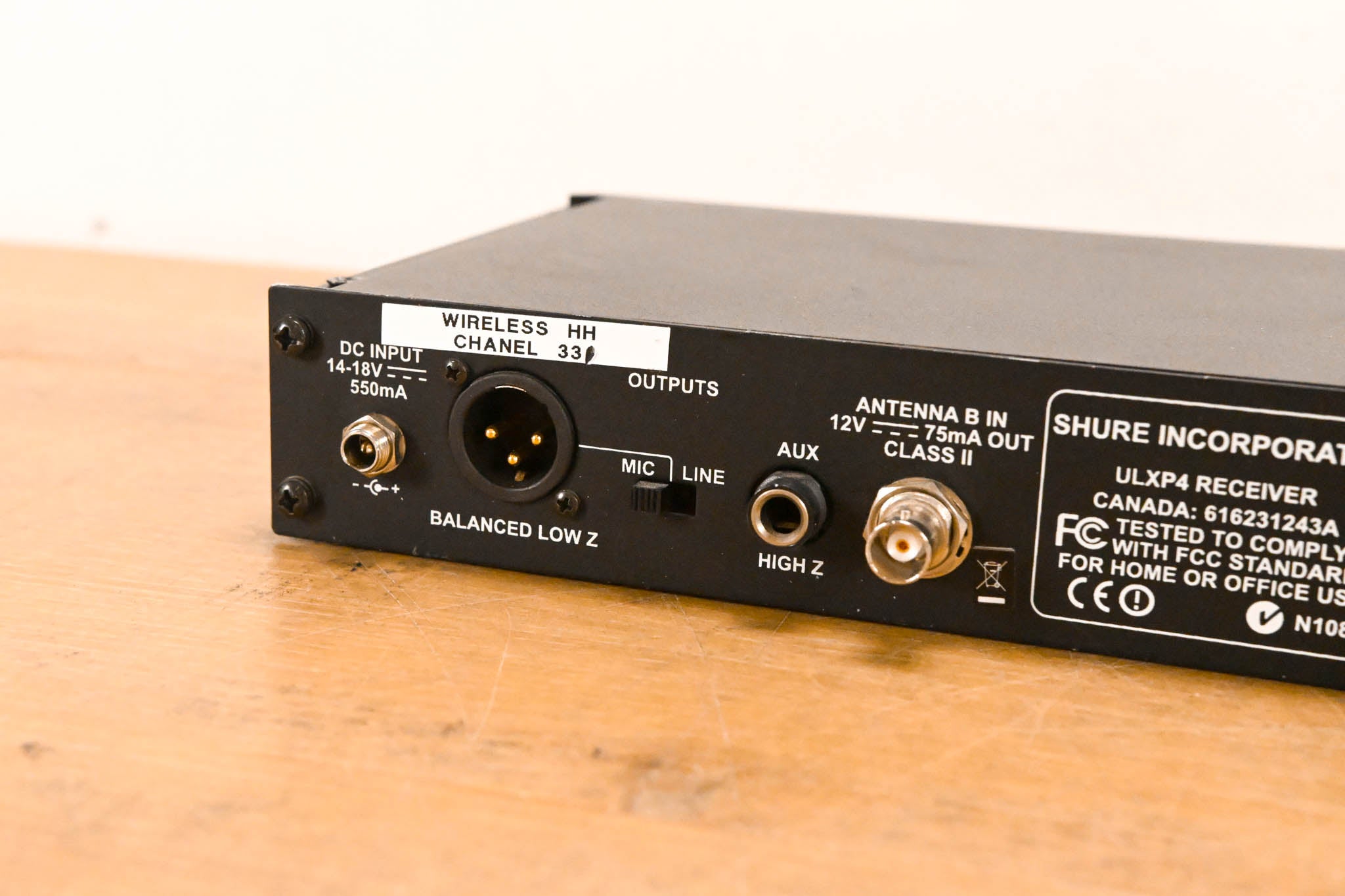 Shure ULXP24/58 Handheld Wireless System - J1 Band (NO POWER SUPPLY)