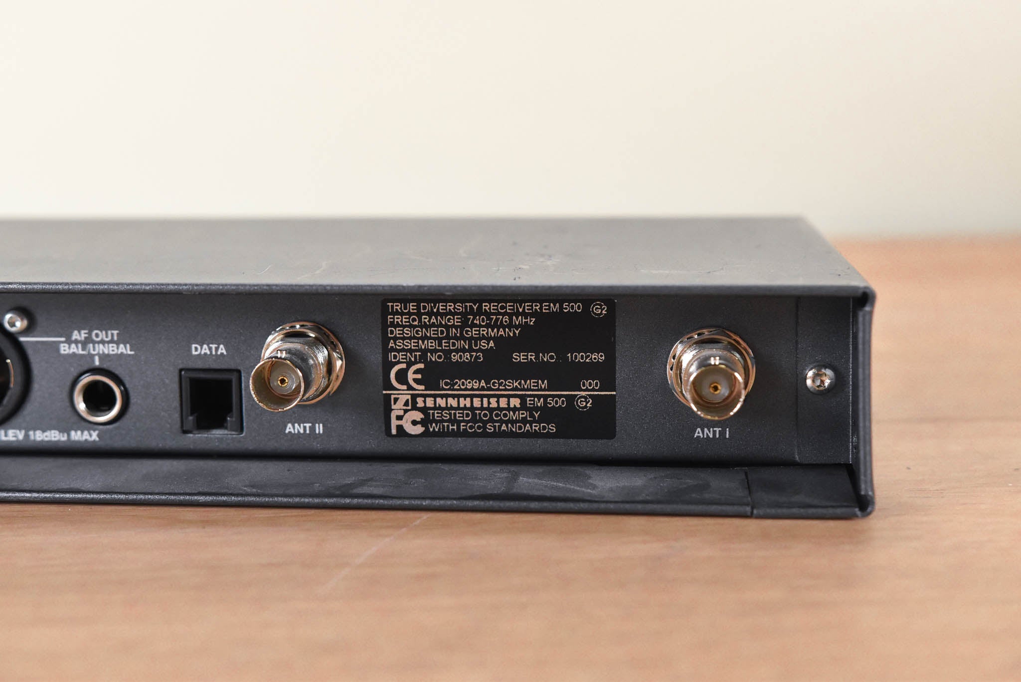 Sennheiser EM 500 G2 Wireless Receiver - 740-776 MHz (NO POWER SUPPLY)