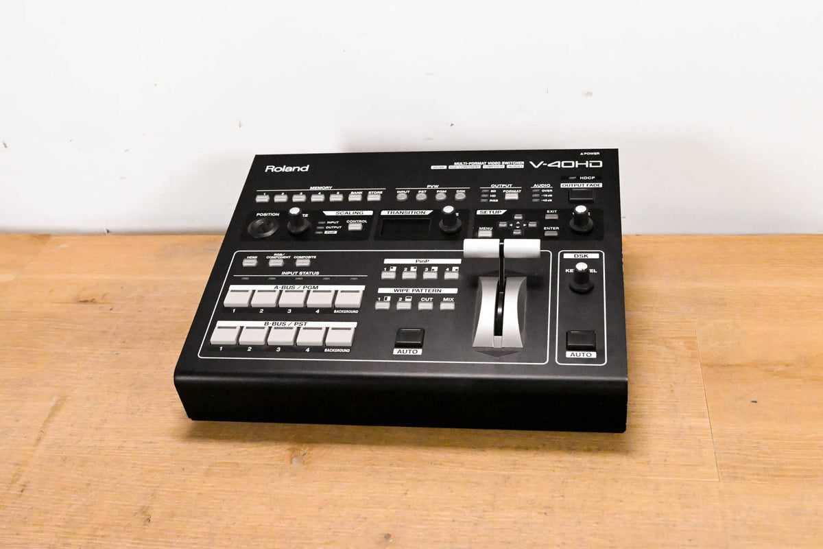 Roland V-40HD Multi-Format Video Switcher (NO POWER SUPPLY)