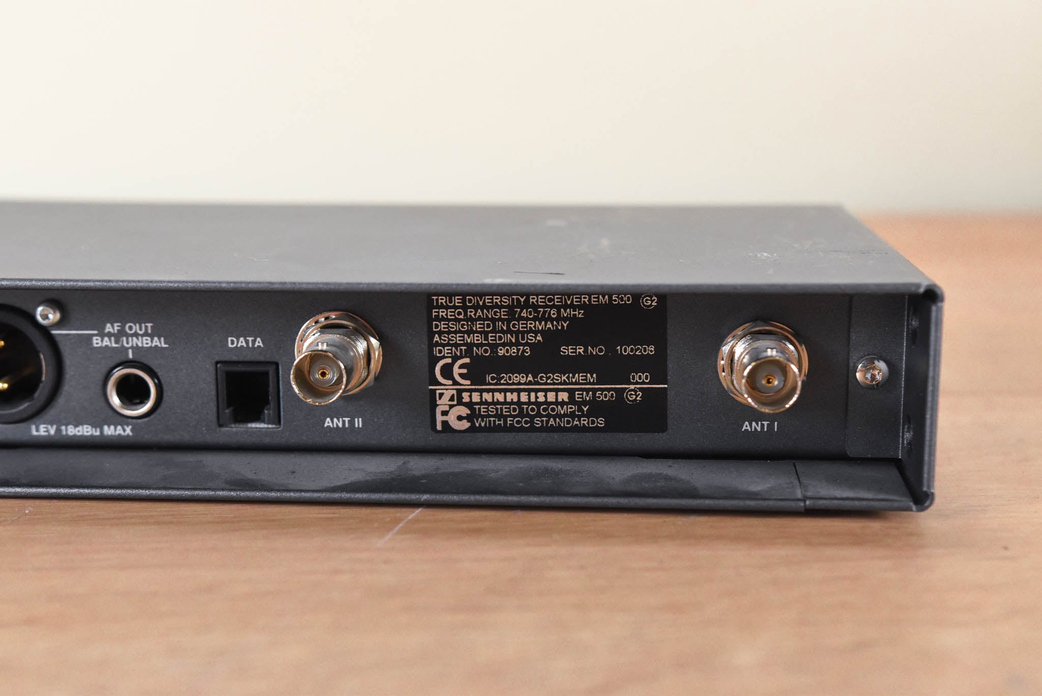 Sennheiser EM 500 G2 Wireless Receiver - 740-776 MHz (NO POWER SUPPLY)