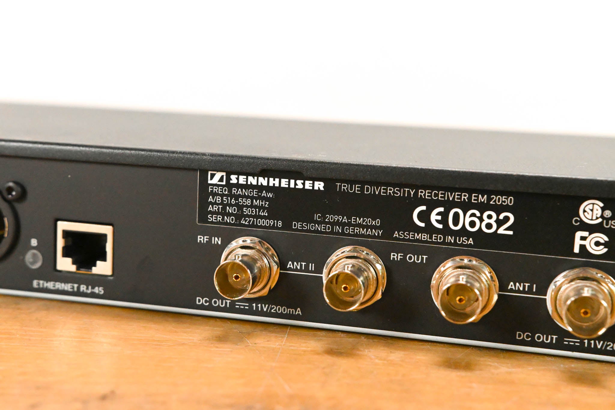 Sennheiser EM 2050 Wireless Receiver w/ two Beltpacks - 516-558 MHz