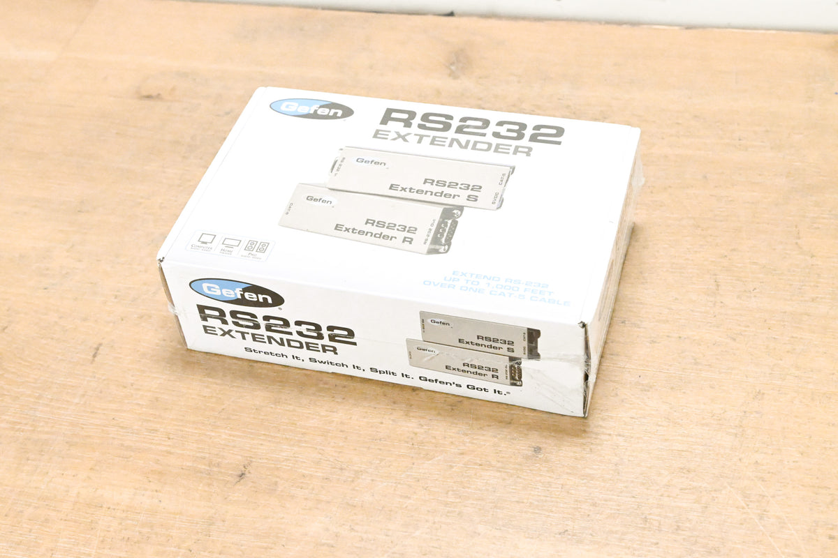 Gefen EXT-RS232 RS232 Serial Extender Sender with Receiver