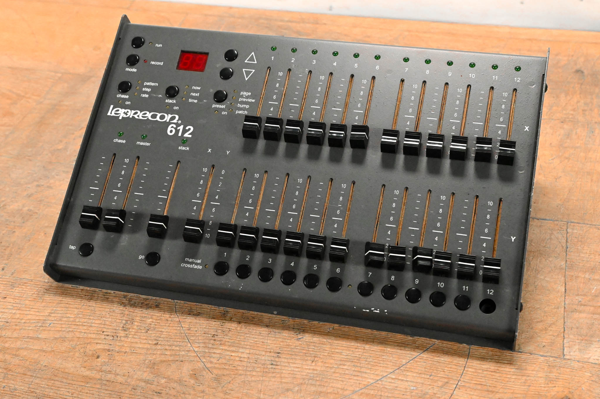 Leprecon LP-612 12-Channel Lighting Console (NO POWER SUPPLY)
