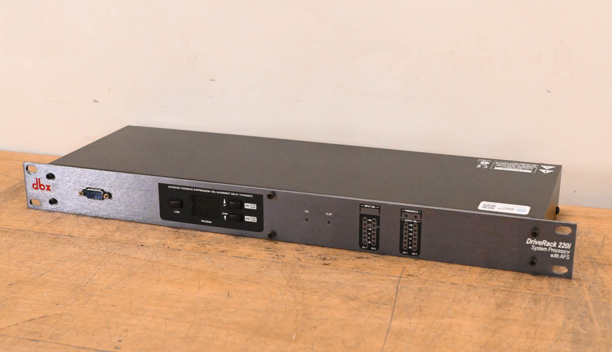 dbx DriveRack 220i System Processor w/ AFS Advanced Feedback Suppression