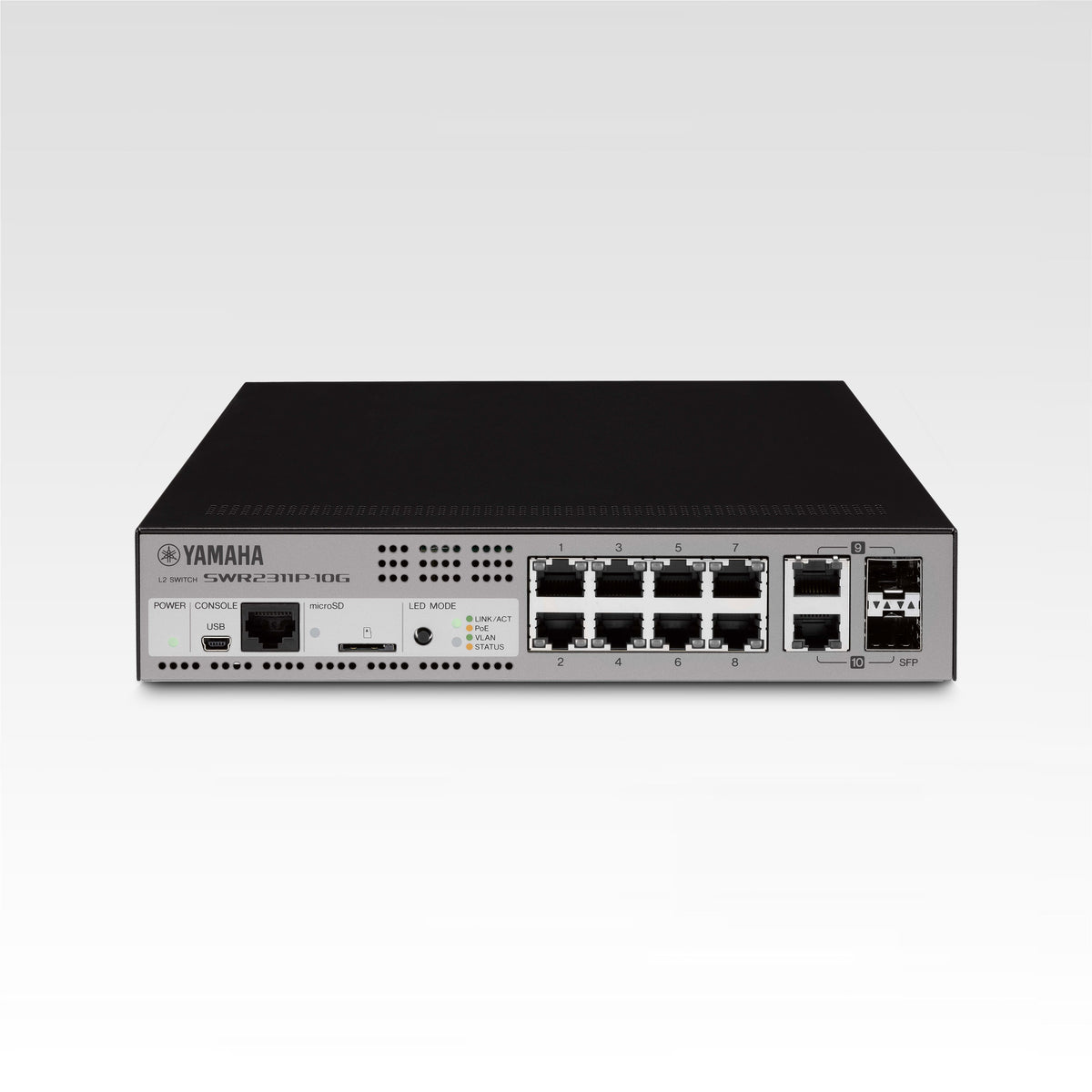 10-Port L2 240W PoE Network Switch with 8 PoE ports