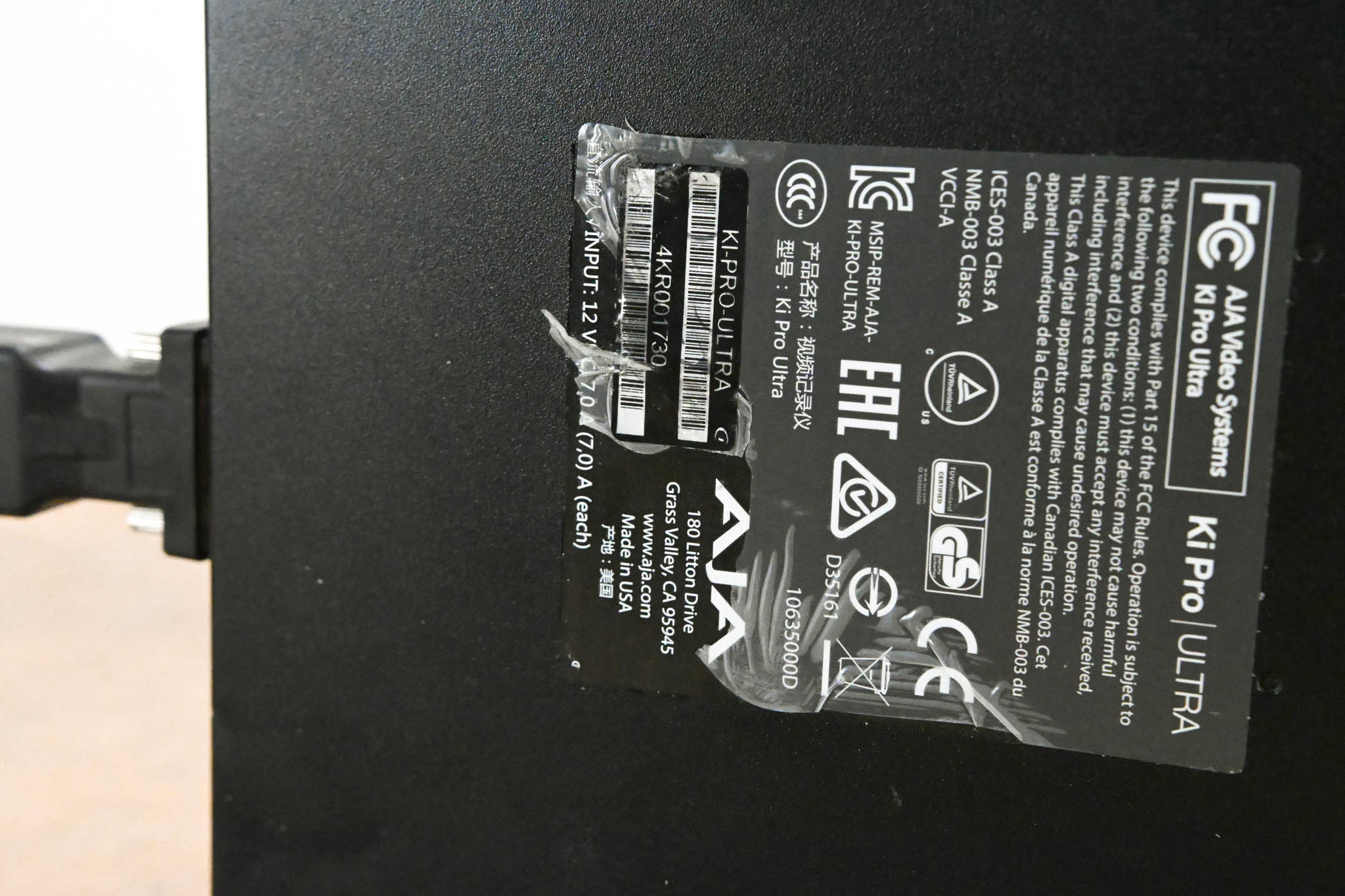 AJA Ki Pro Ultra File Based Recorder/Player (NO POWER SUPPLY)