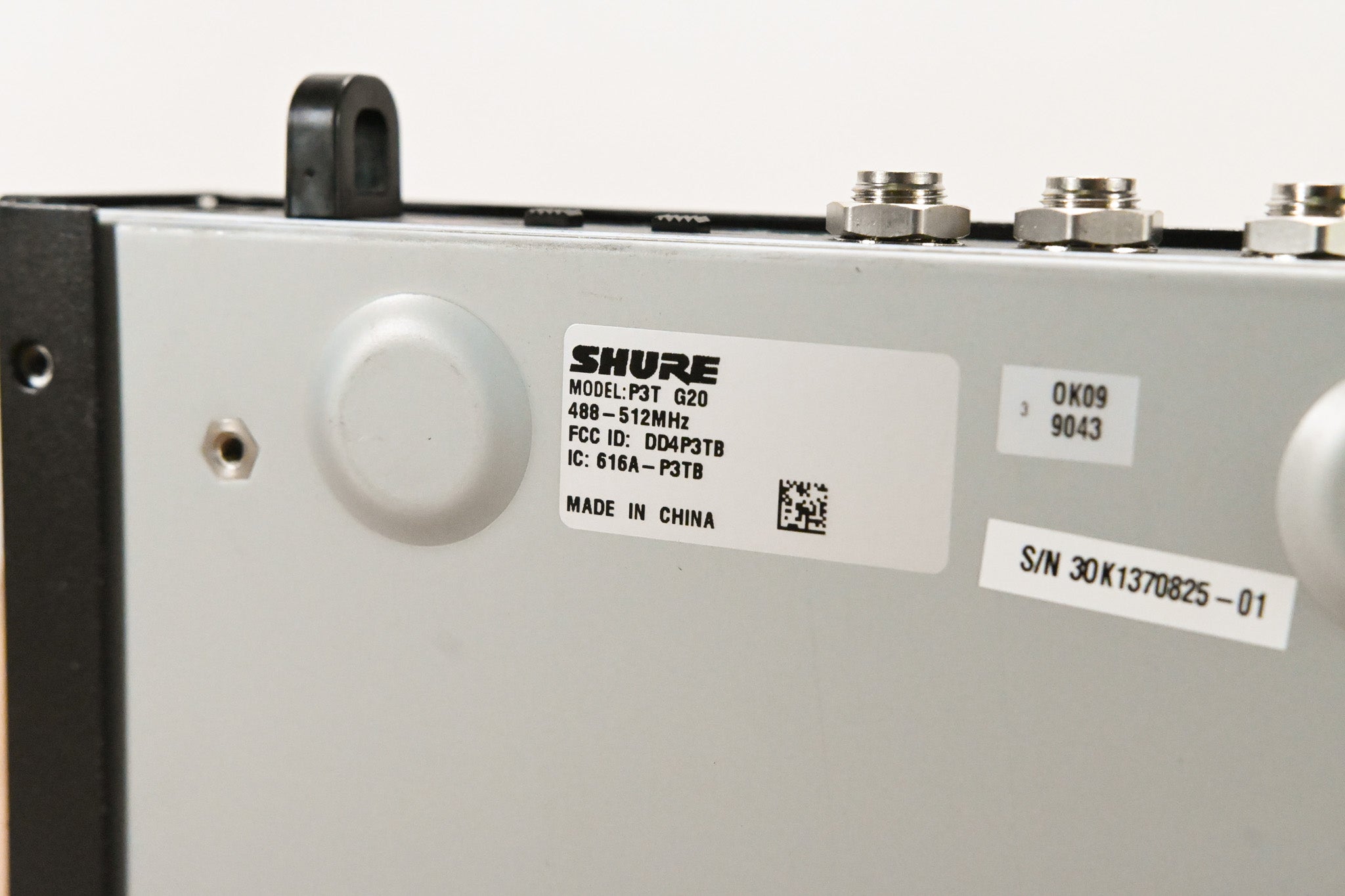 Shure P3T-G20 PSM 300 Wireless Transmitter - G20 Band (NO POWER SUPPLY)
