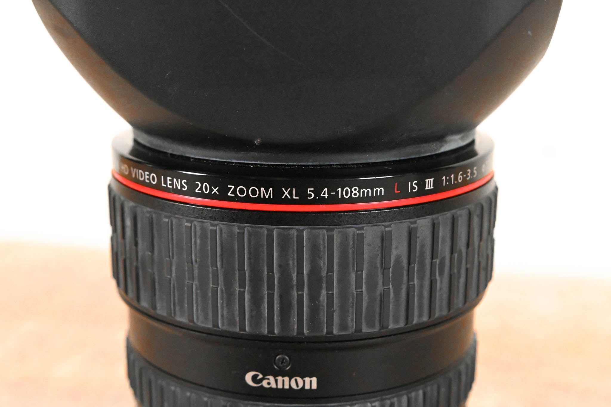 Canon HD Video Lens 20x Zoom XL 5.4-108mm L IS III 1:1.6-3.5