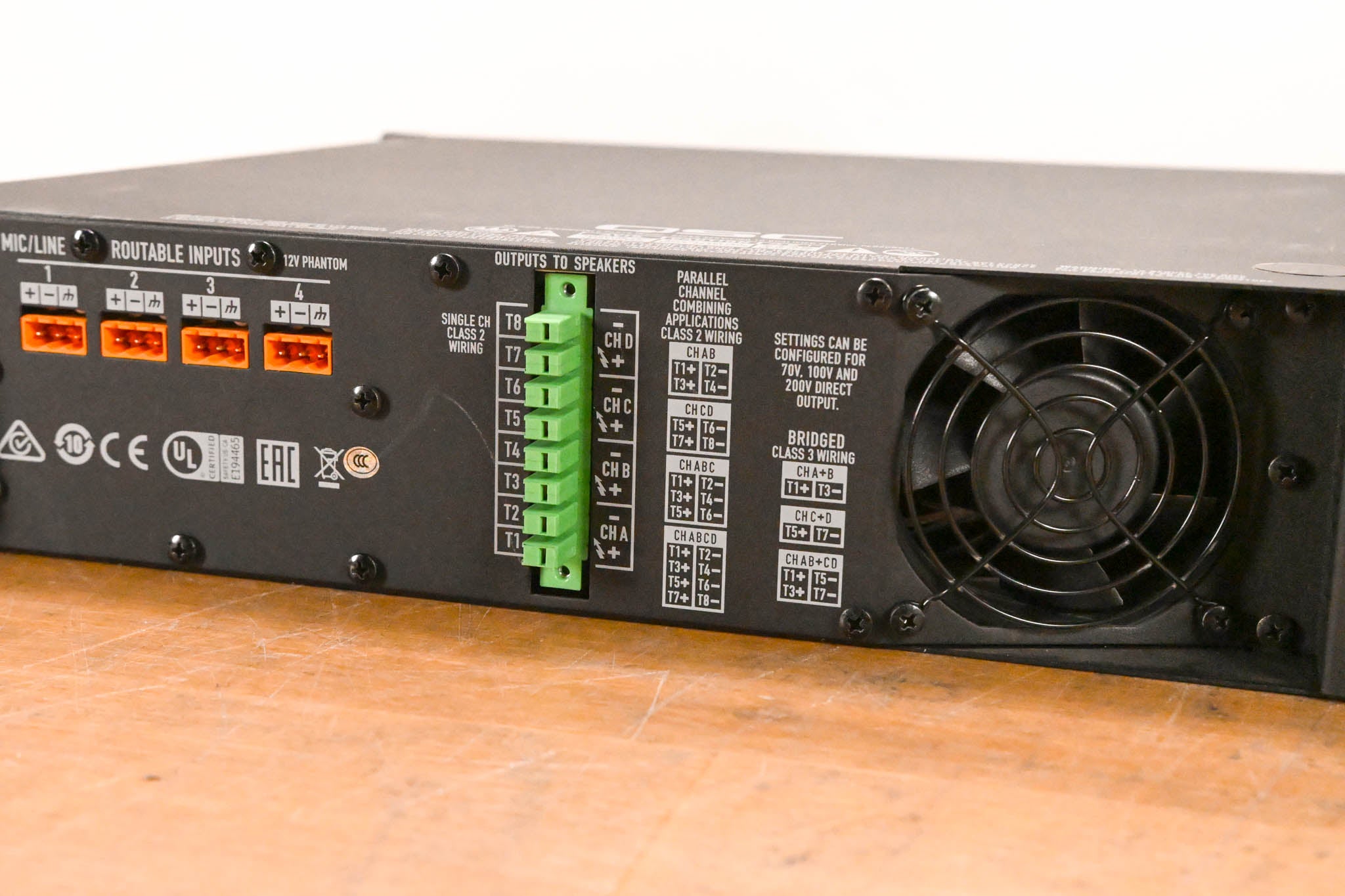 QSC CX-Q 4K4 4-Channel Network Power Amplifier for the Q-SYS Platform