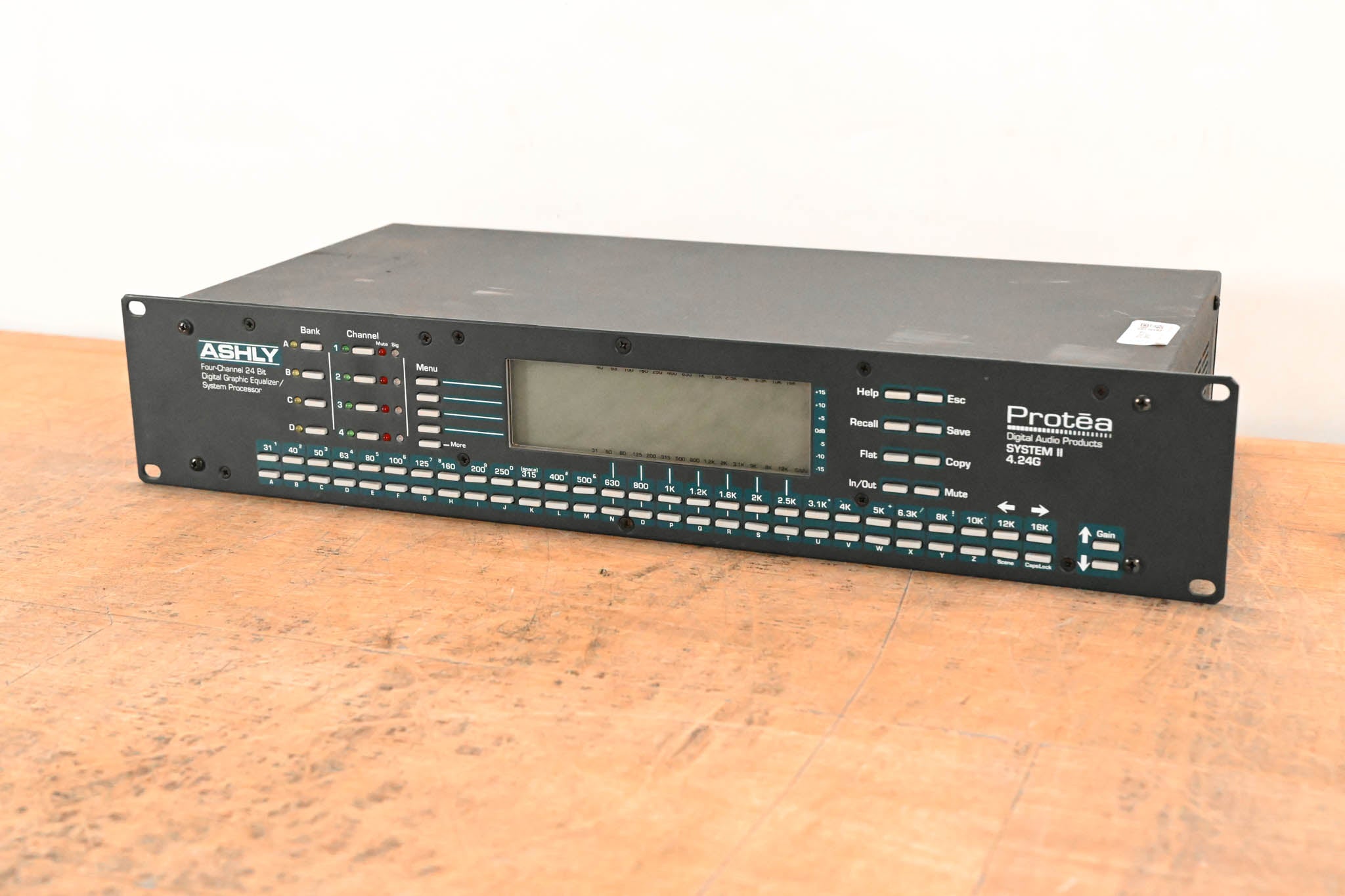 Ashly Protea System II 4.24G 4-Channel Digital Graphic Equalizer