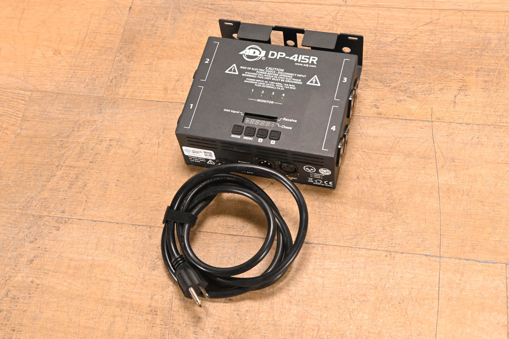 ADJ DP-415R 4-Channel 600W DMX Dimmer/Switch Pack