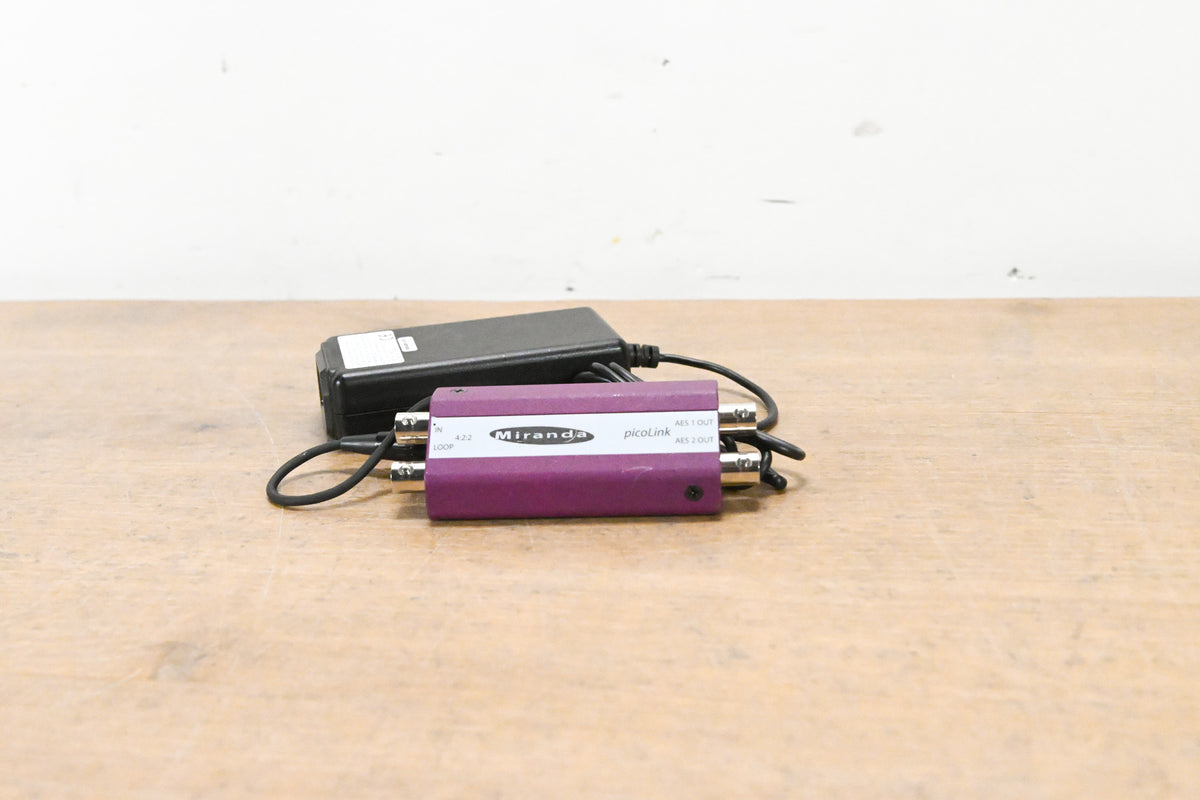 Miranda picoLink ADX-172p/75 SDI to Dual AES/EBU Audio De-Embedder