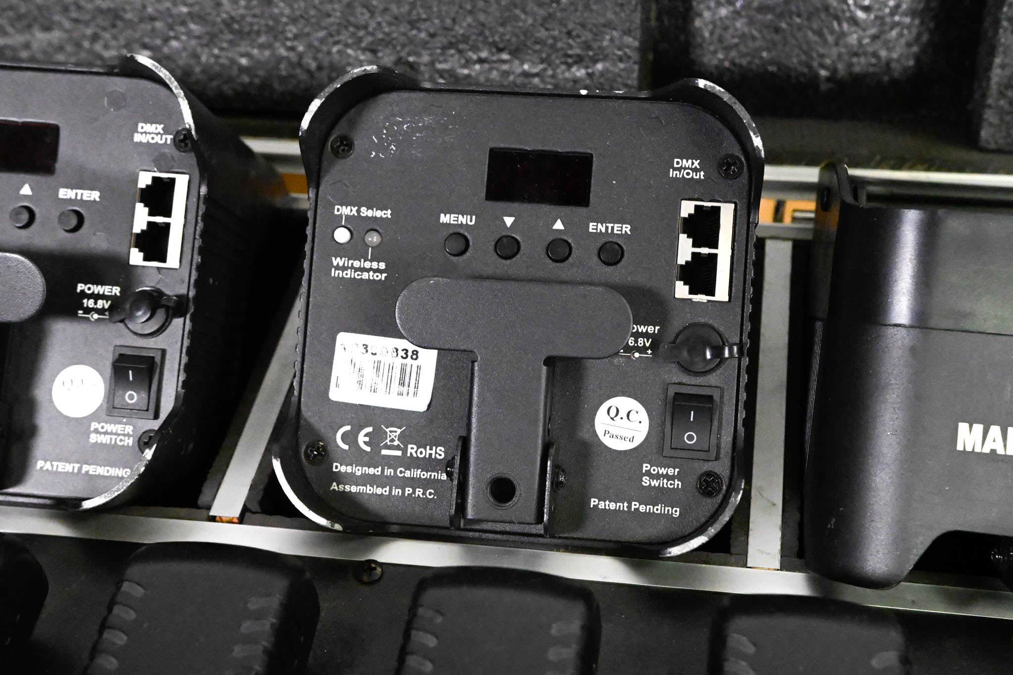 JMAZ Lighting MAD PAR HEX 4S Battery LED Uplight Kit w/ Charging Case