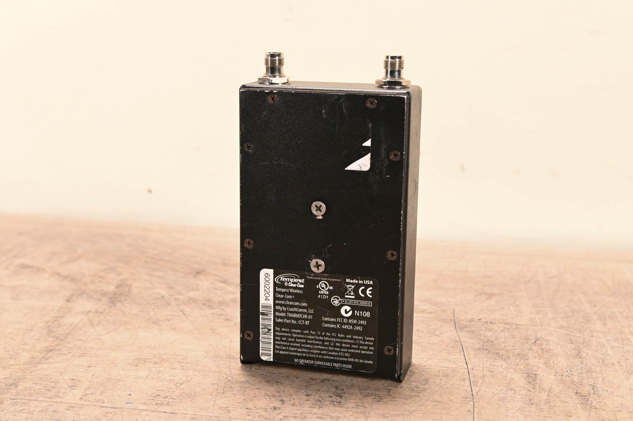 Clear-Com Tempest 2400 CCT-RT 2.4GHz Remote Wireless Transceiver Base