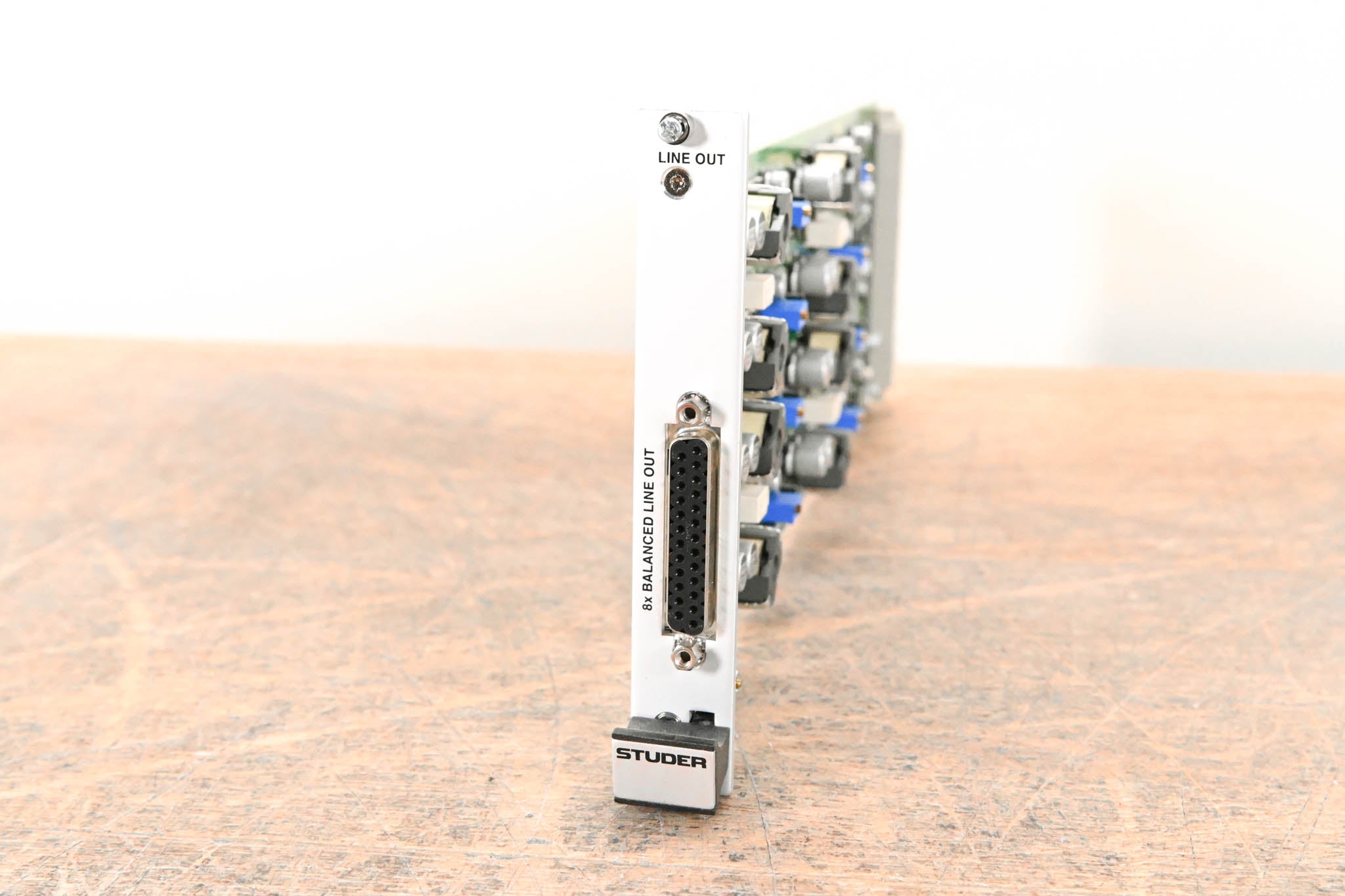 Studer 8-Channel Analog Line Out Card for D21m & D23m Modular I/O System