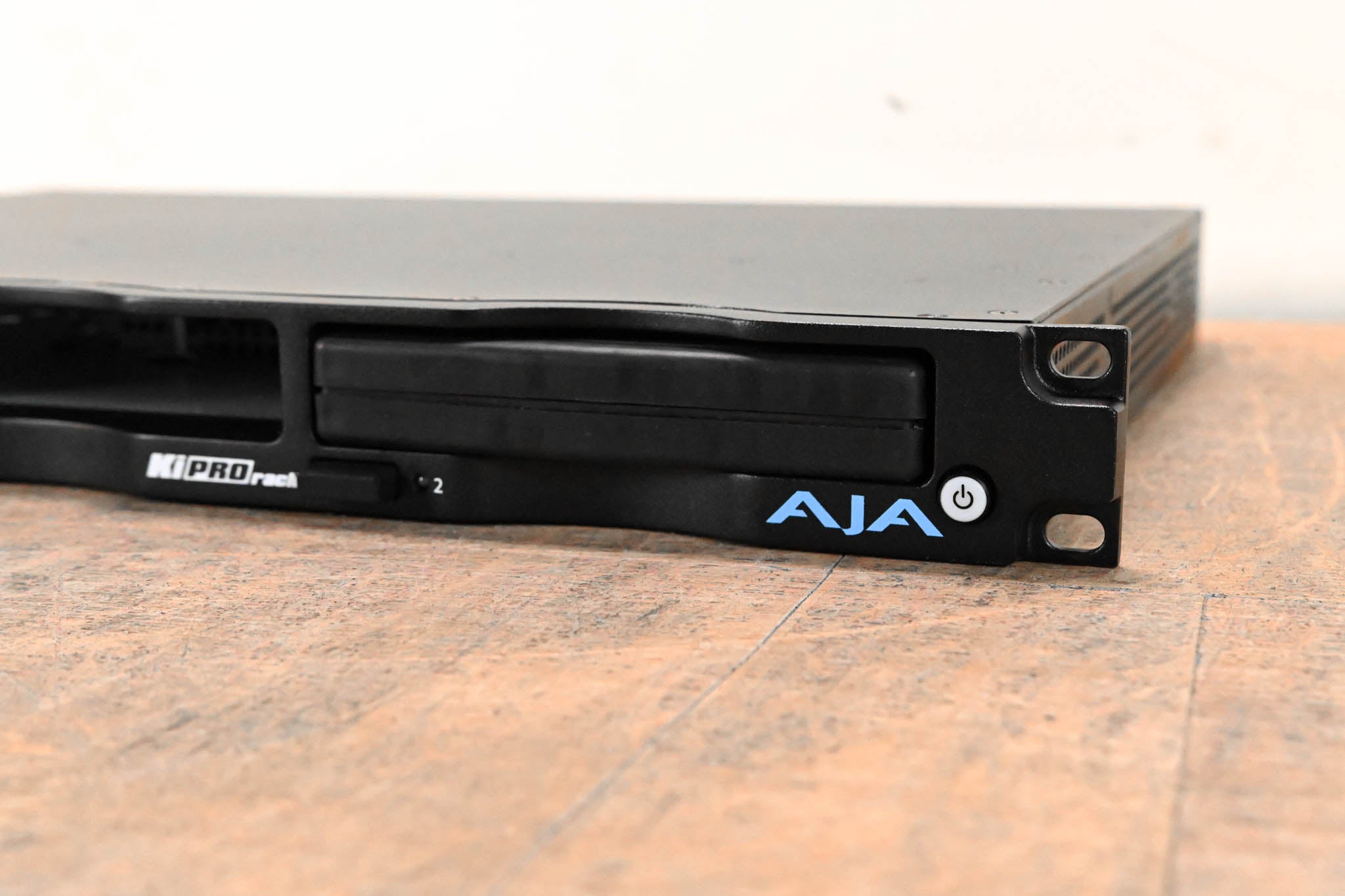 AJA Ki Pro Rack Video Recorder and Player with one 256GB KiStor Module