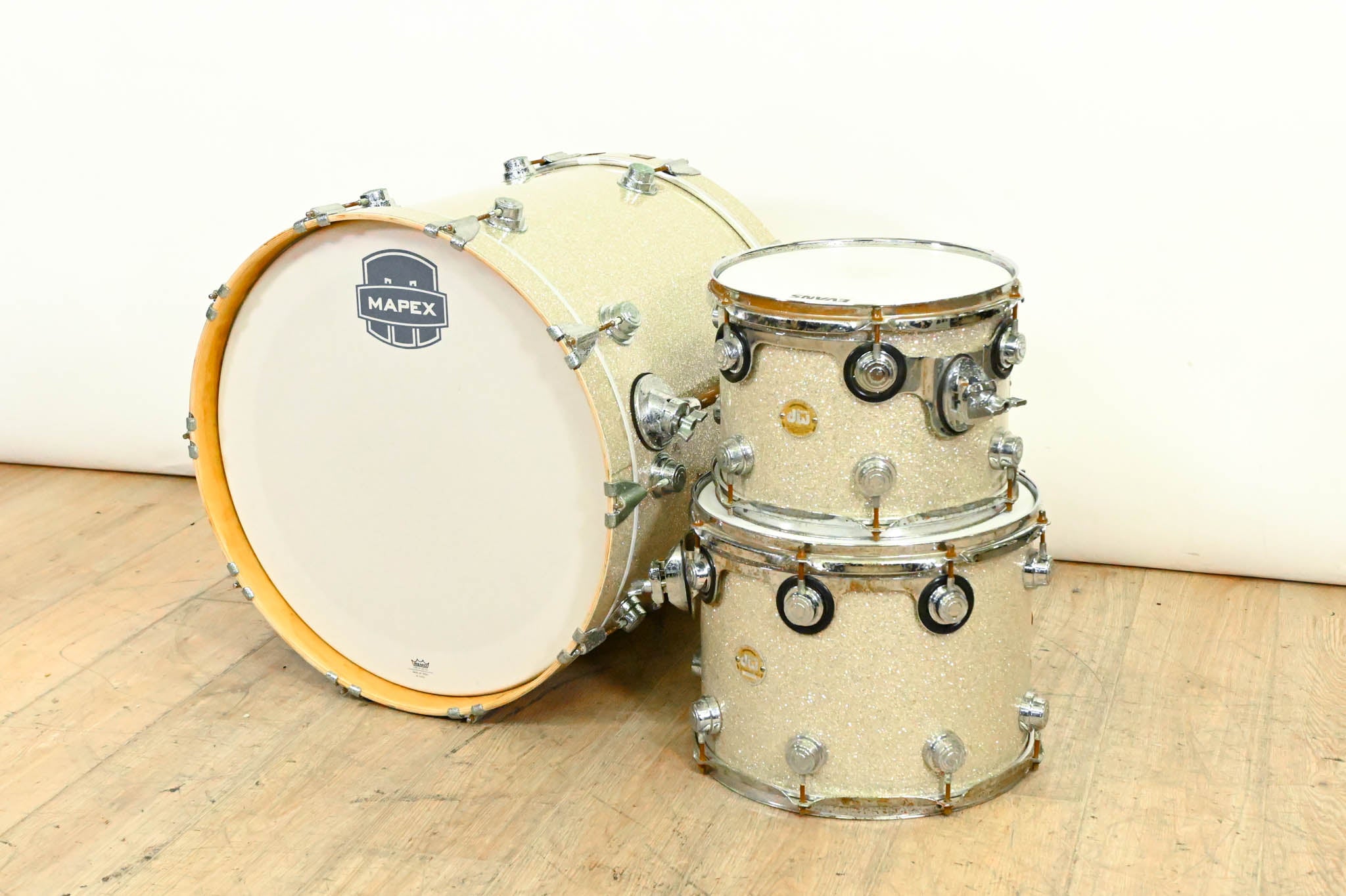 DW Collectors Series 3-Piece Shell Pack - Silver Sparkle