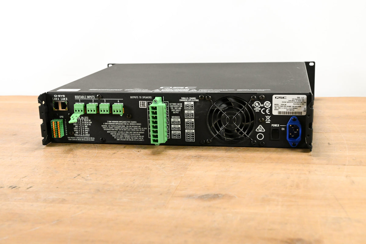 QSC CXD4.3Q 4-Channel Network Amplifier